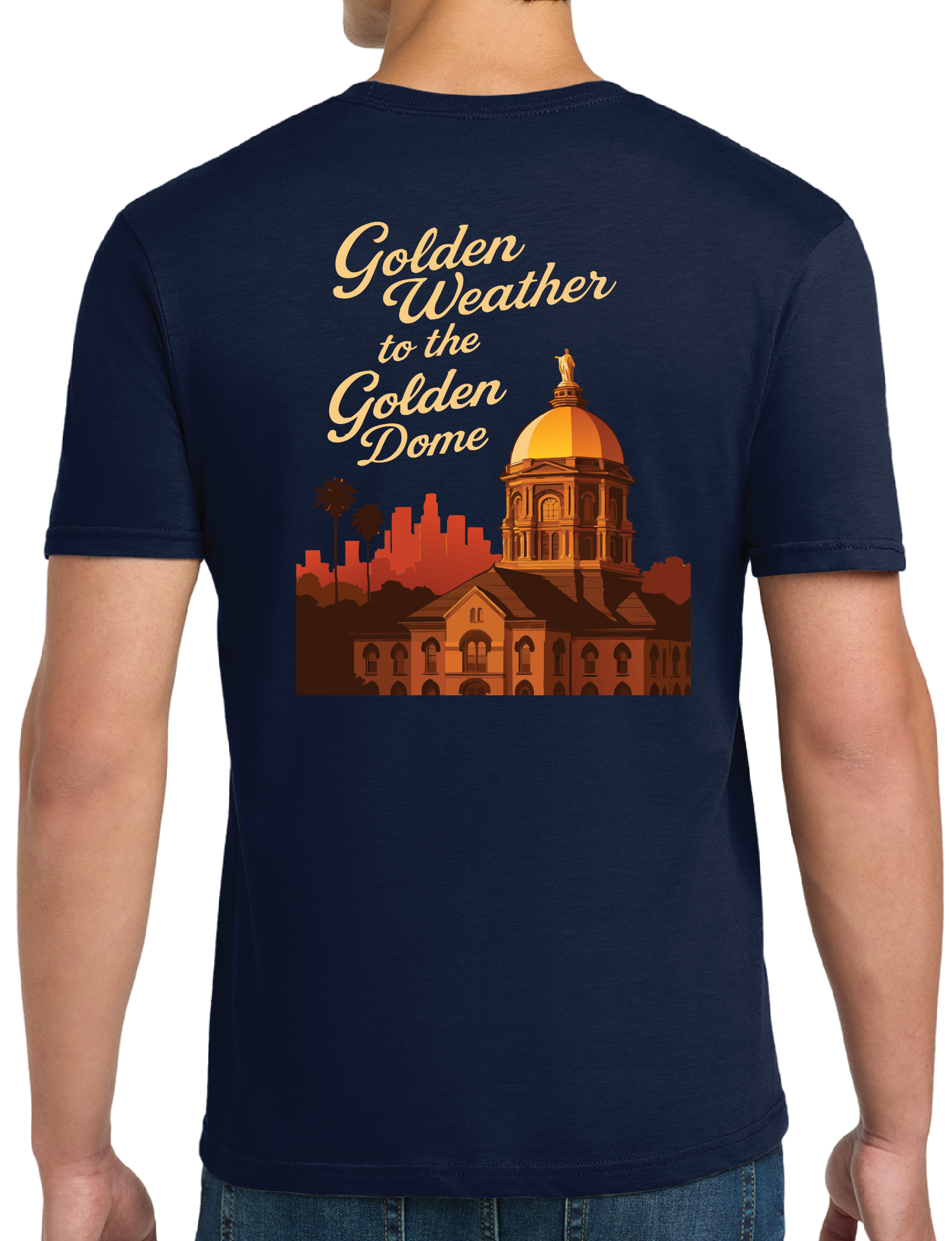 NDCLA - Golden Weather to Golden Dome T-Shirt