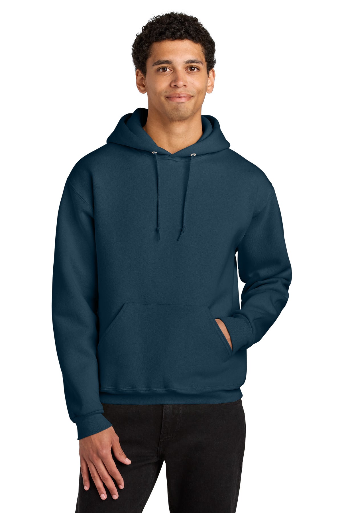 Custom Embroidery or DTF Print - Jerzees Rugged ™  Unisex Hooded Sweatshirt H12M