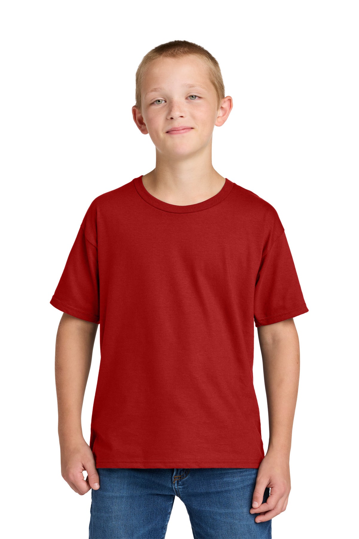 Custom Embroidery or DTF Print - Jerzees Ultimate ™  Youth Ring Spun T-Shirt IC46B