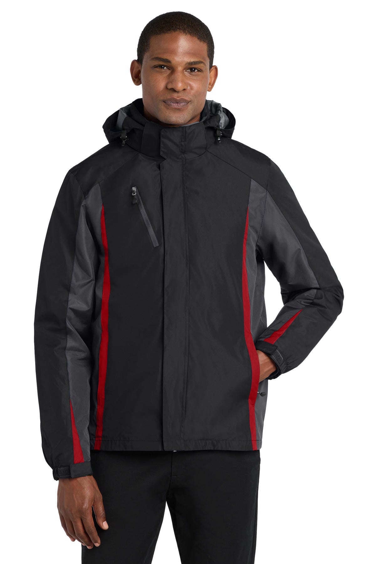 Custom Embroidery or DTF Print - Port Authority ®  Colorblock 3-in-1 Jacket. J321