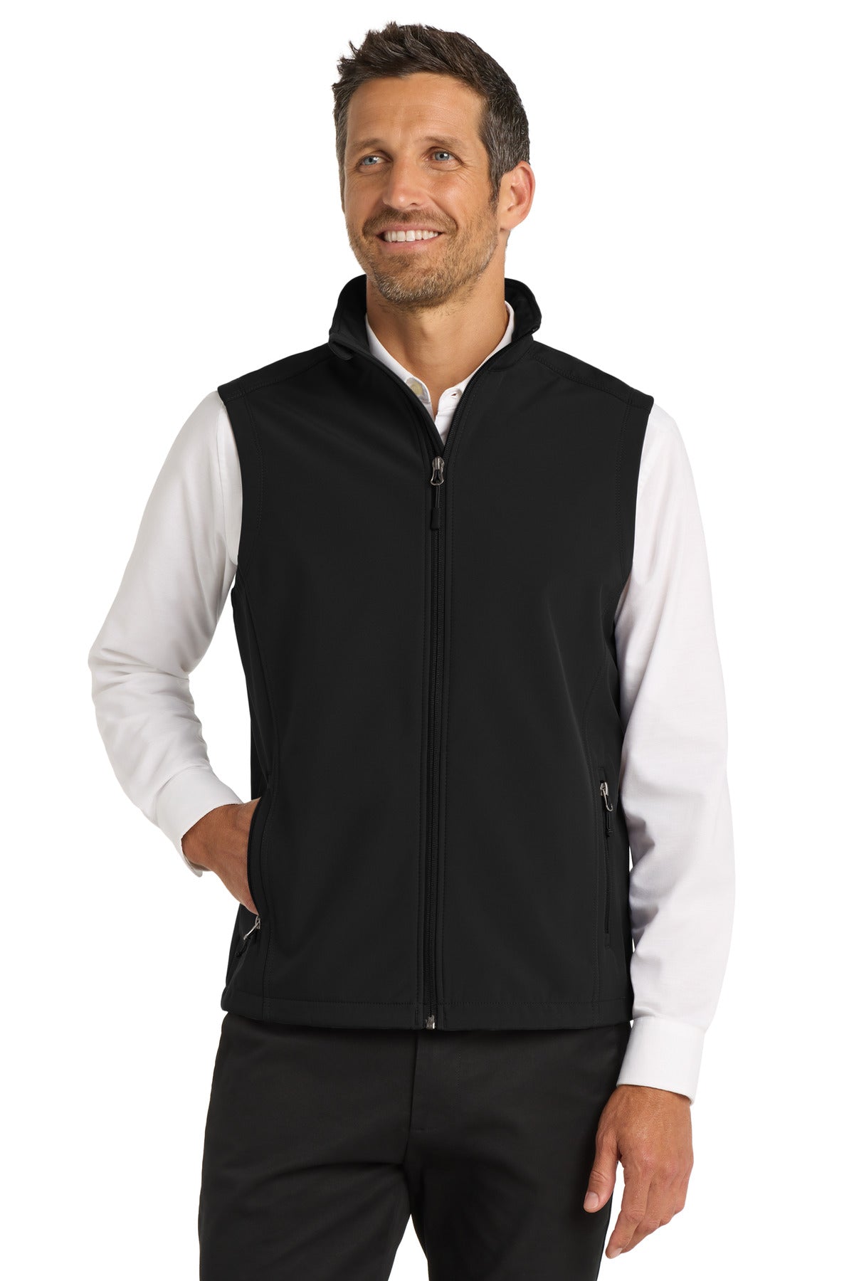 Custom Embroidery or DTF Print - Port Authority ®  Core Soft Shell Vest. J325
