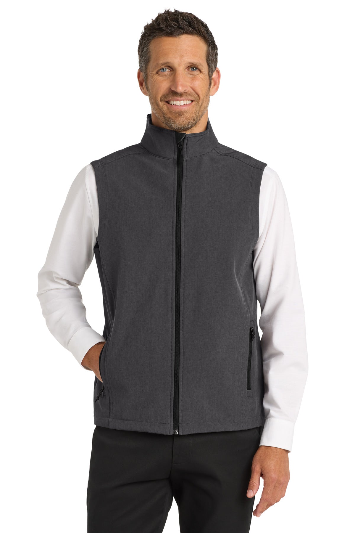 Custom Embroidery or DTF Print - Port Authority ®  Core Soft Shell Vest. J325