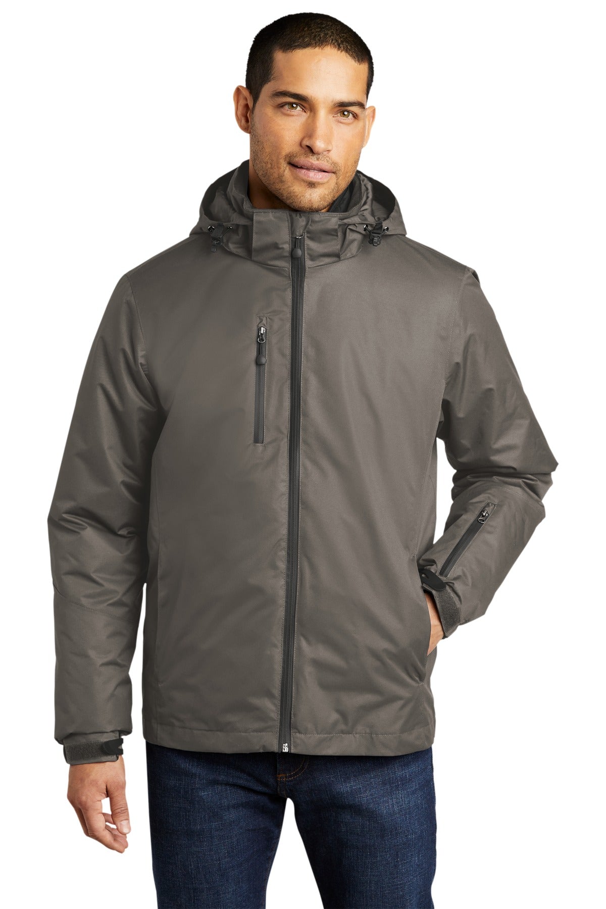 Custom Embroidered - Port Authority® Vortex Waterproof 3-in-1 Jacket. J332