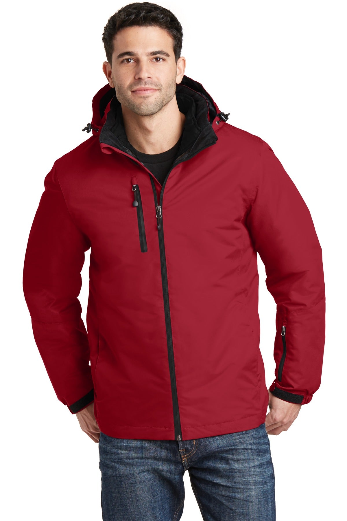 Custom Embroidered - Port Authority® Vortex Waterproof 3-in-1 Jacket. J332