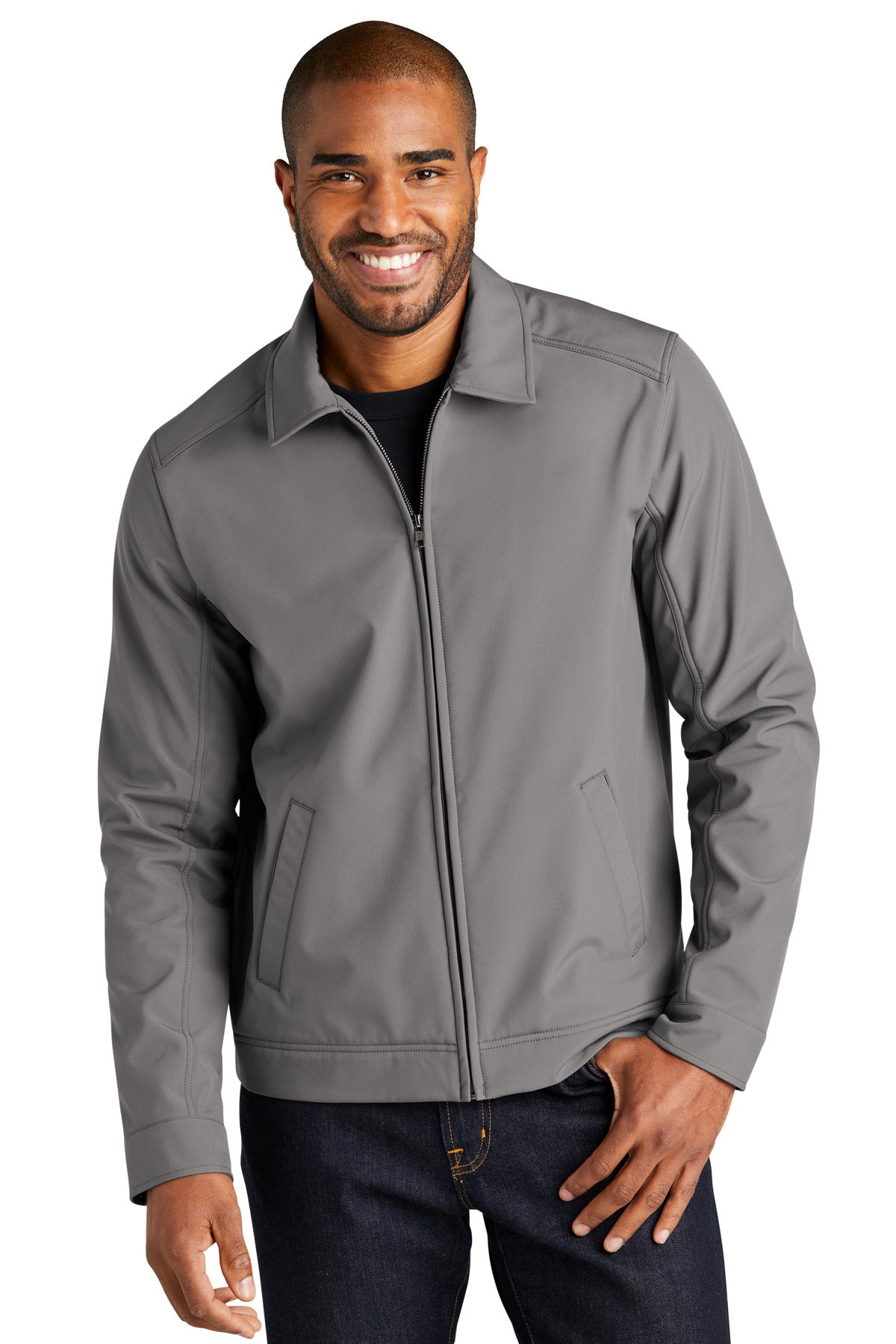 Custom Embroidery or DTF Print - Port Authority ®  Mechanic Soft Shell Jacket J417