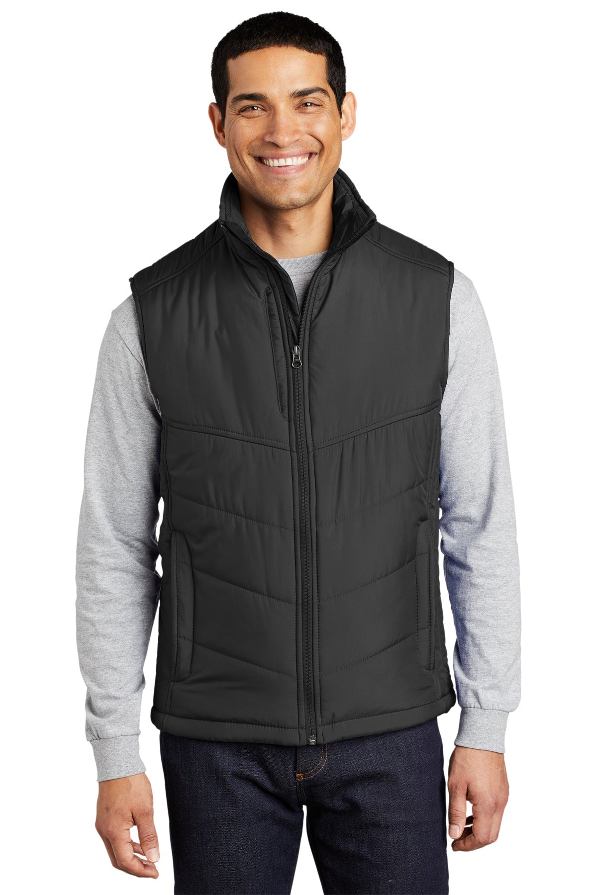 Custom Embroidery or DTF Print - Port Authority ®  Puffy Vest. J709