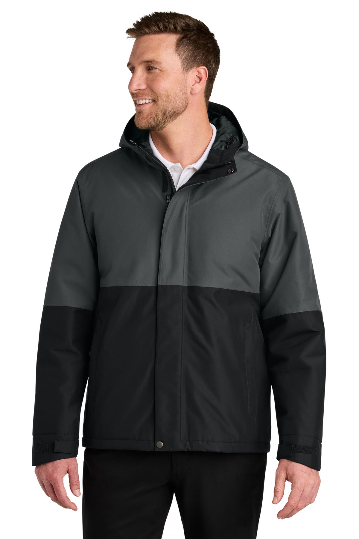 Custom Embroidery or DTF Print - Port Authority ®  Insulated Heavy Ripstop Jacket J721