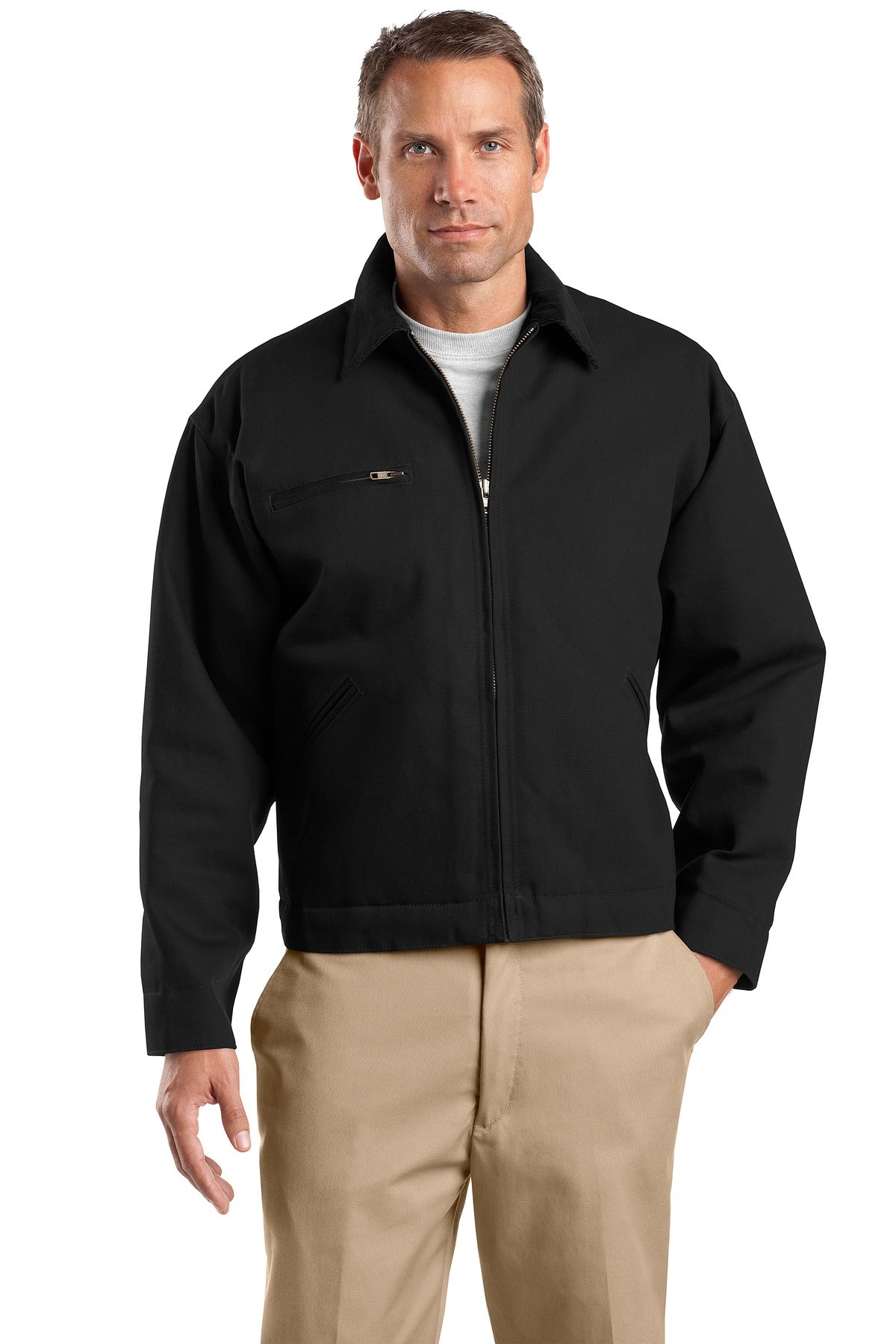 Custom Embroidery or DTF Print - CornerStone ®  Tall Duck Cloth Work Jacket. TLJ763