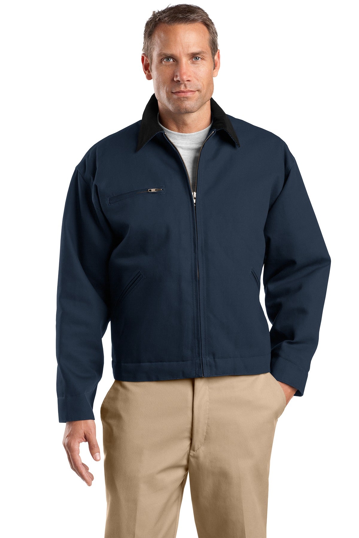 Custom Embroidery or DTF Print - CornerStone ®  Tall Duck Cloth Work Jacket. TLJ763