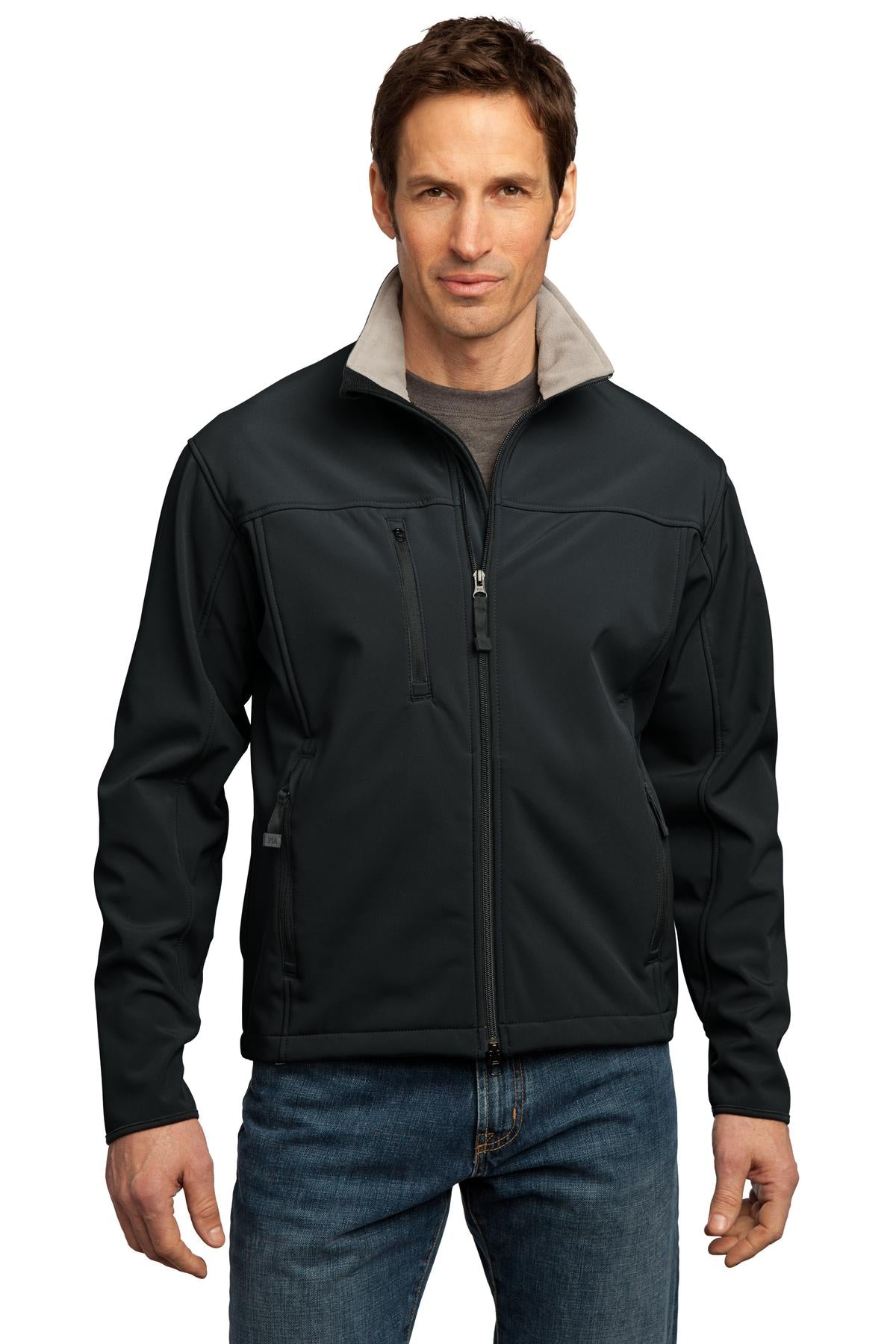 Custom Embroidery or DTF Print - Port Authority ®  Tall Glacier ®  Soft Shell Jacket. TLJ790
