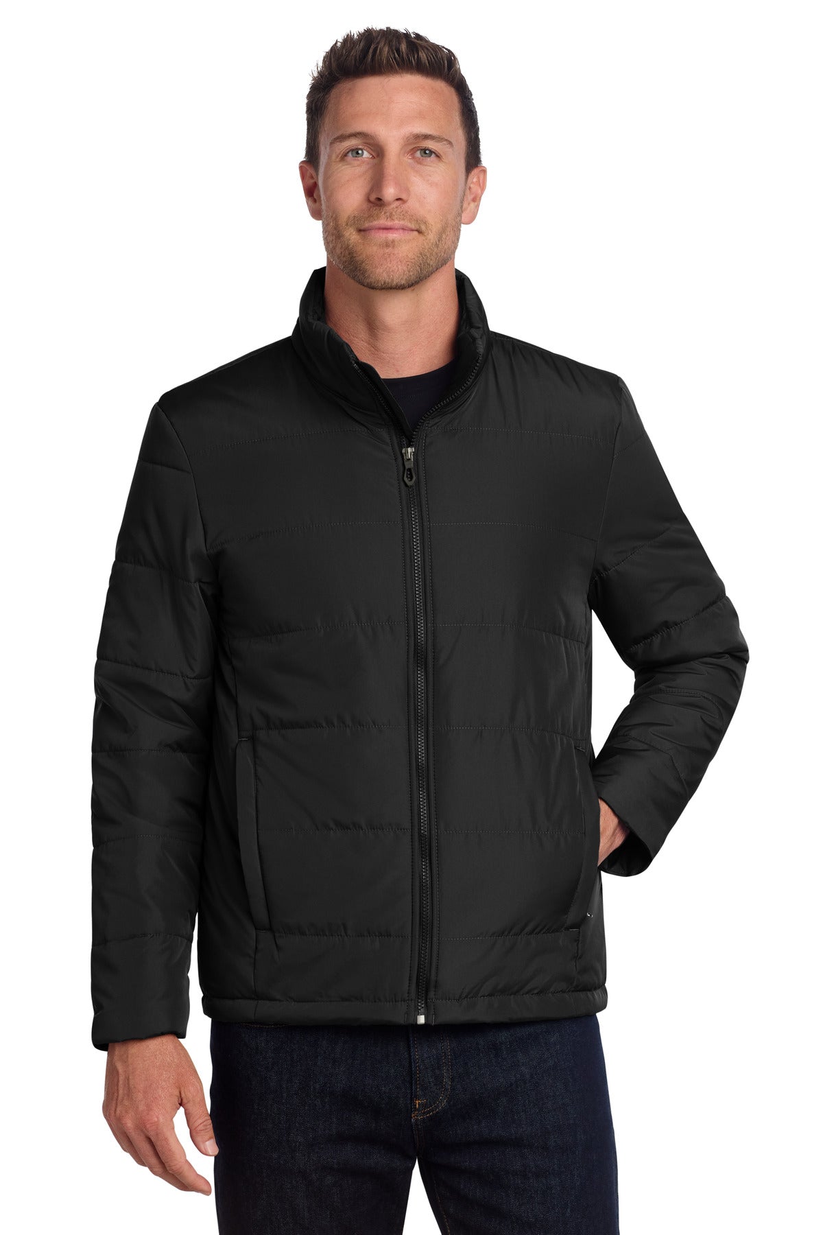 Custom Embroidery or DTF Print - Port Authority ®  Puffer Jacket J852
