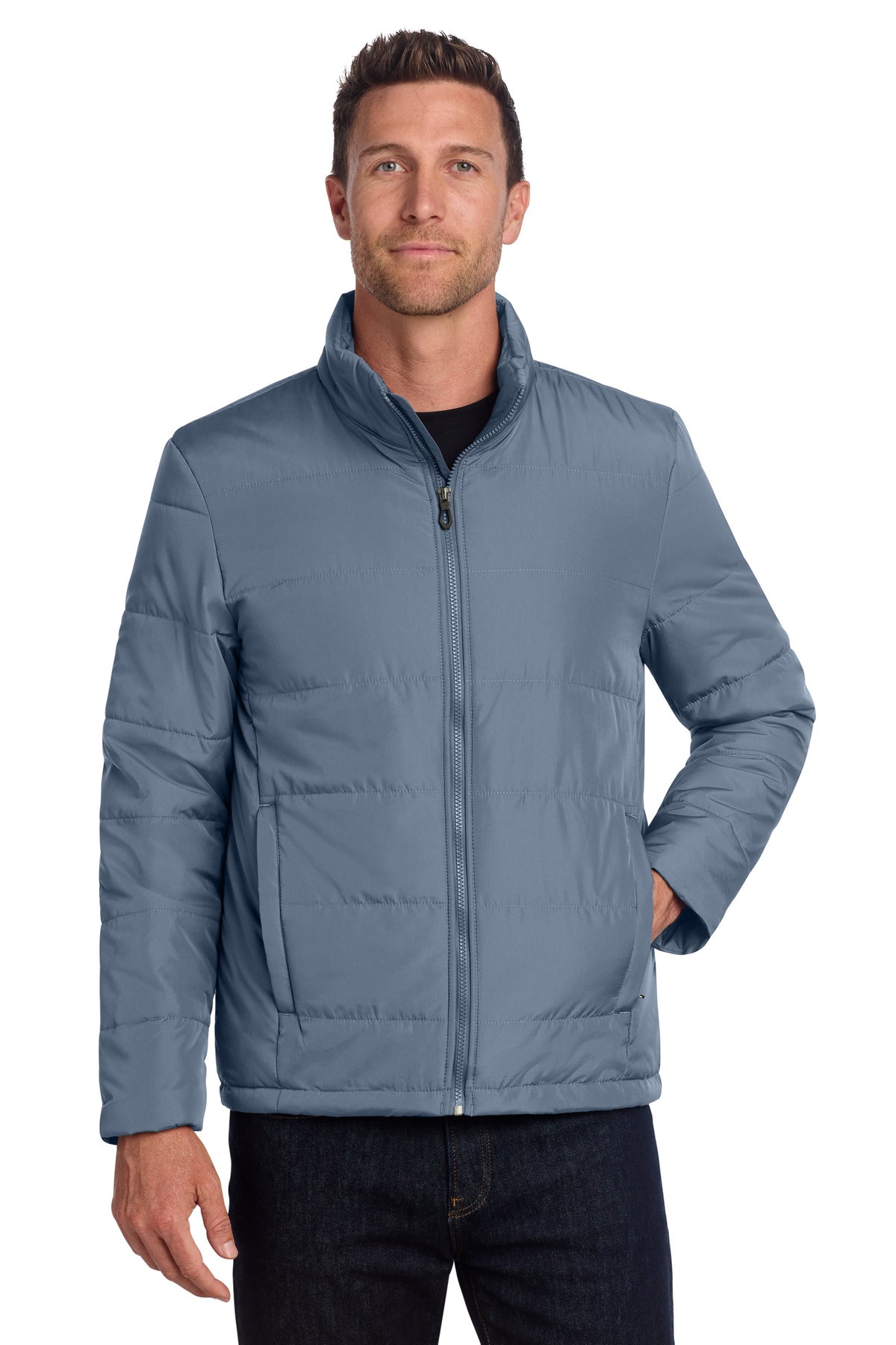 Custom Embroidery or DTF Print - Port Authority ®  Puffer Jacket J852