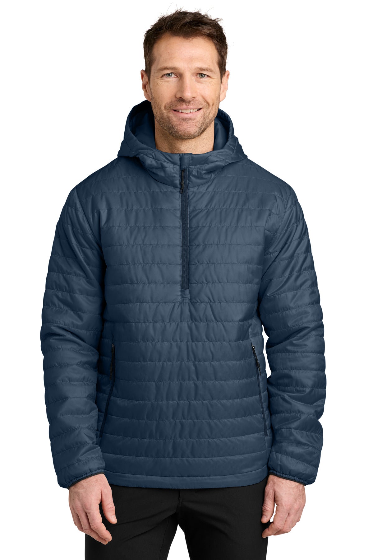 Custom Embroidery or DTF Print - Port Authority ®  Packable Puffy Anorak J855