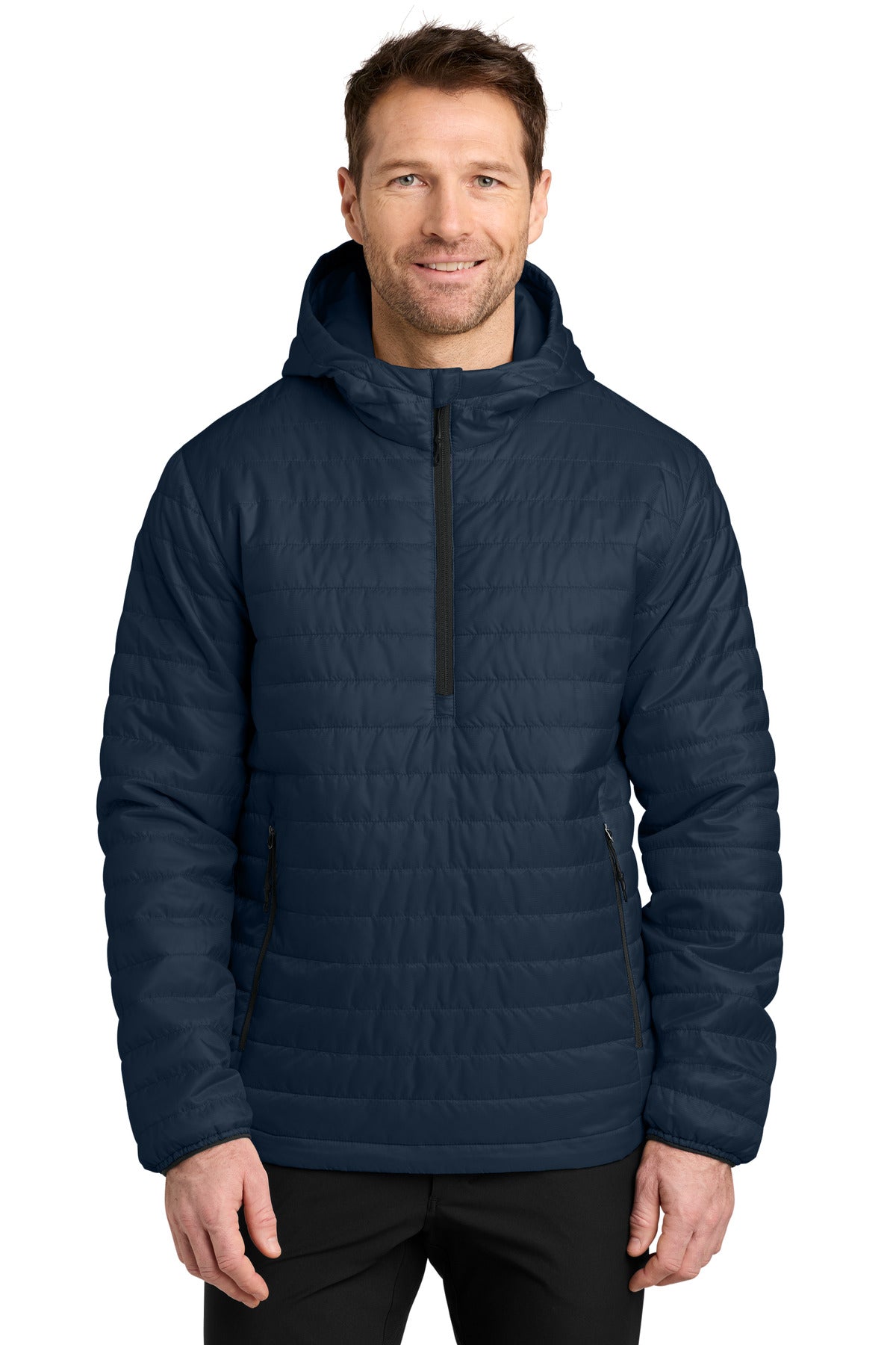 Custom Embroidery or DTF Print - Port Authority ®  Packable Puffy Anorak J855