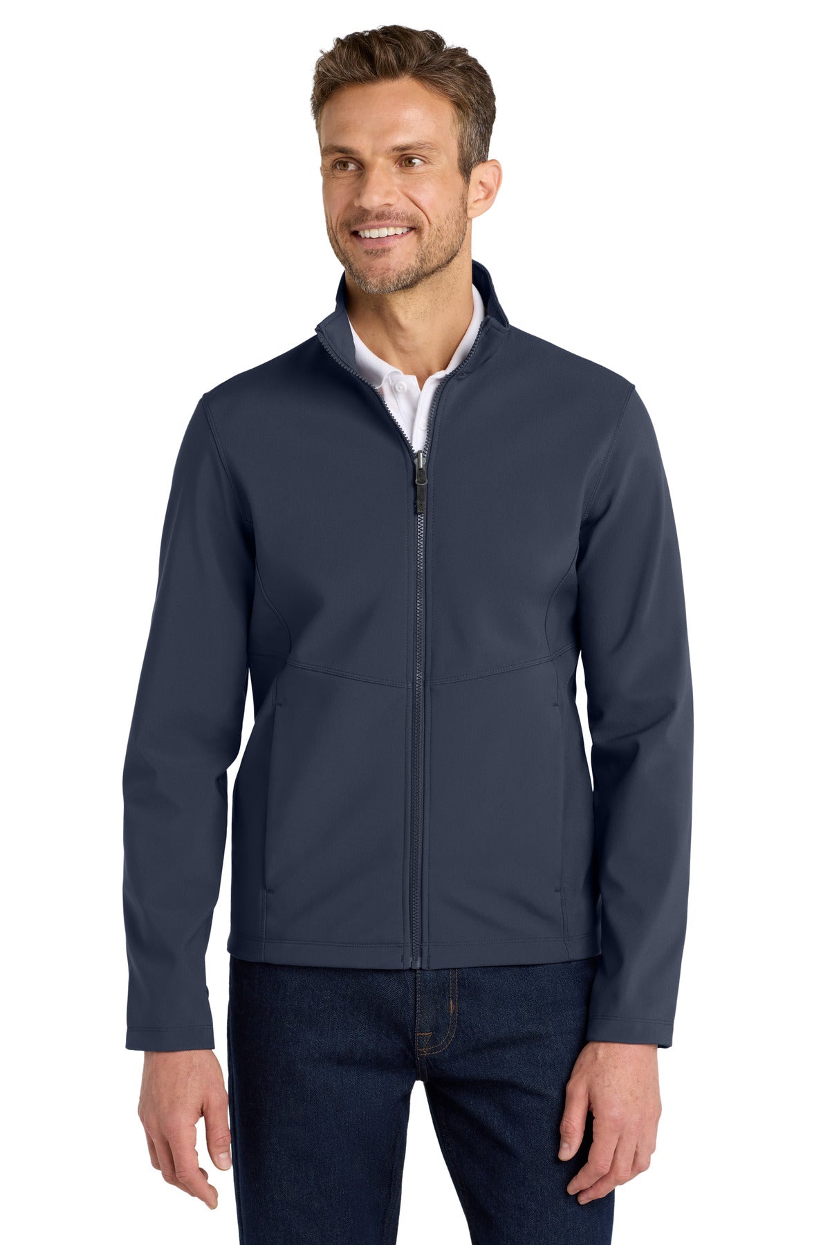 Custom Embroidery or DTF Print - Port Authority  ®  Collective Soft Shell Jacket. J901