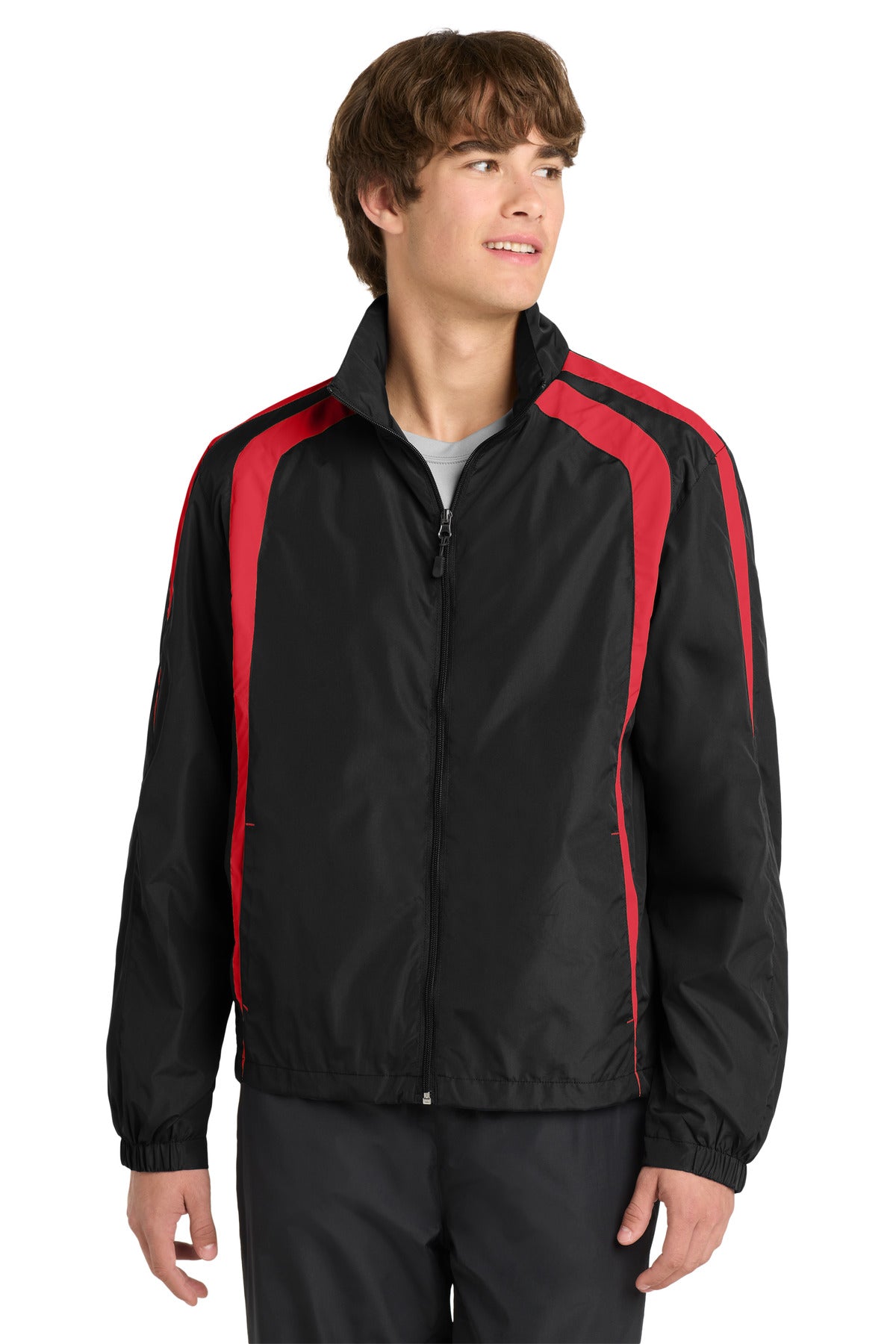 Custom Embroidery or DTF Print - Sport-Tek ®  Colorblock Raglan Jacket. JST60