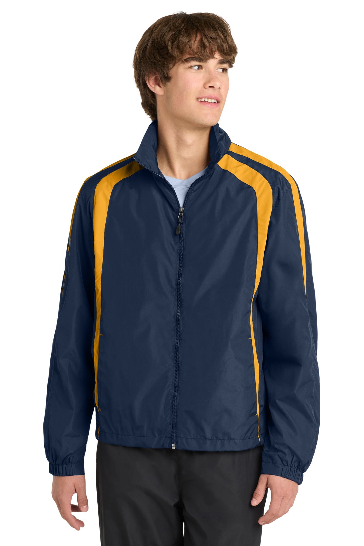 Custom Embroidery or DTF Print - Sport-Tek ®  Colorblock Raglan Jacket. JST60