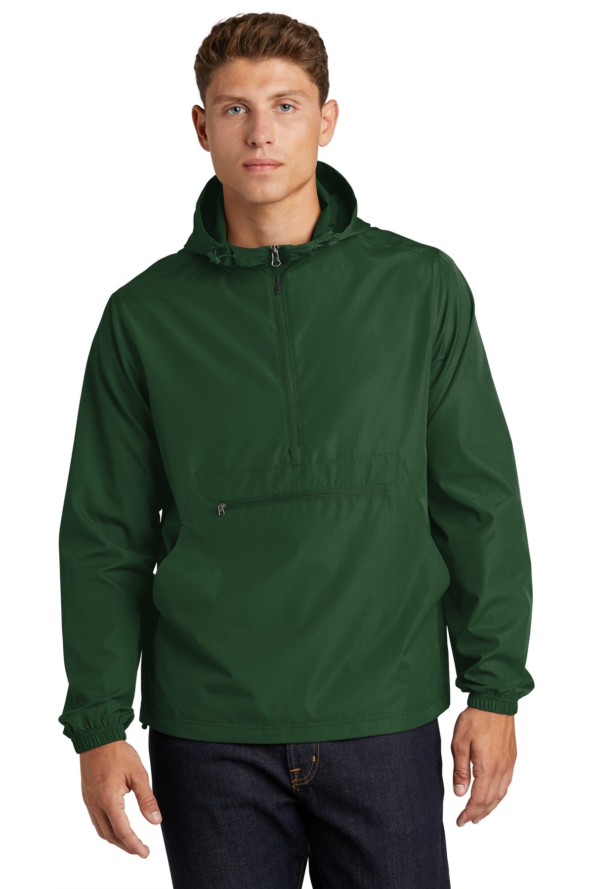 Custom Embroidered - Sport-Tek ® Packable Anorak. JST66