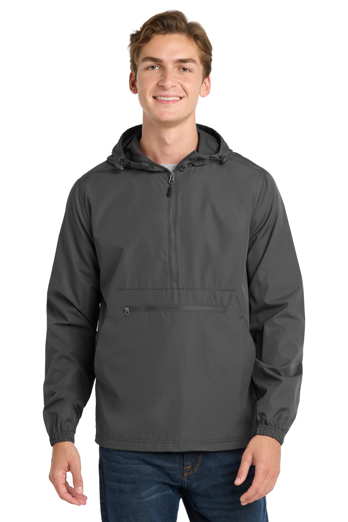 Custom Embroidery or DTF Print - Sport-Tek  ®  Packable Anorak. JST66