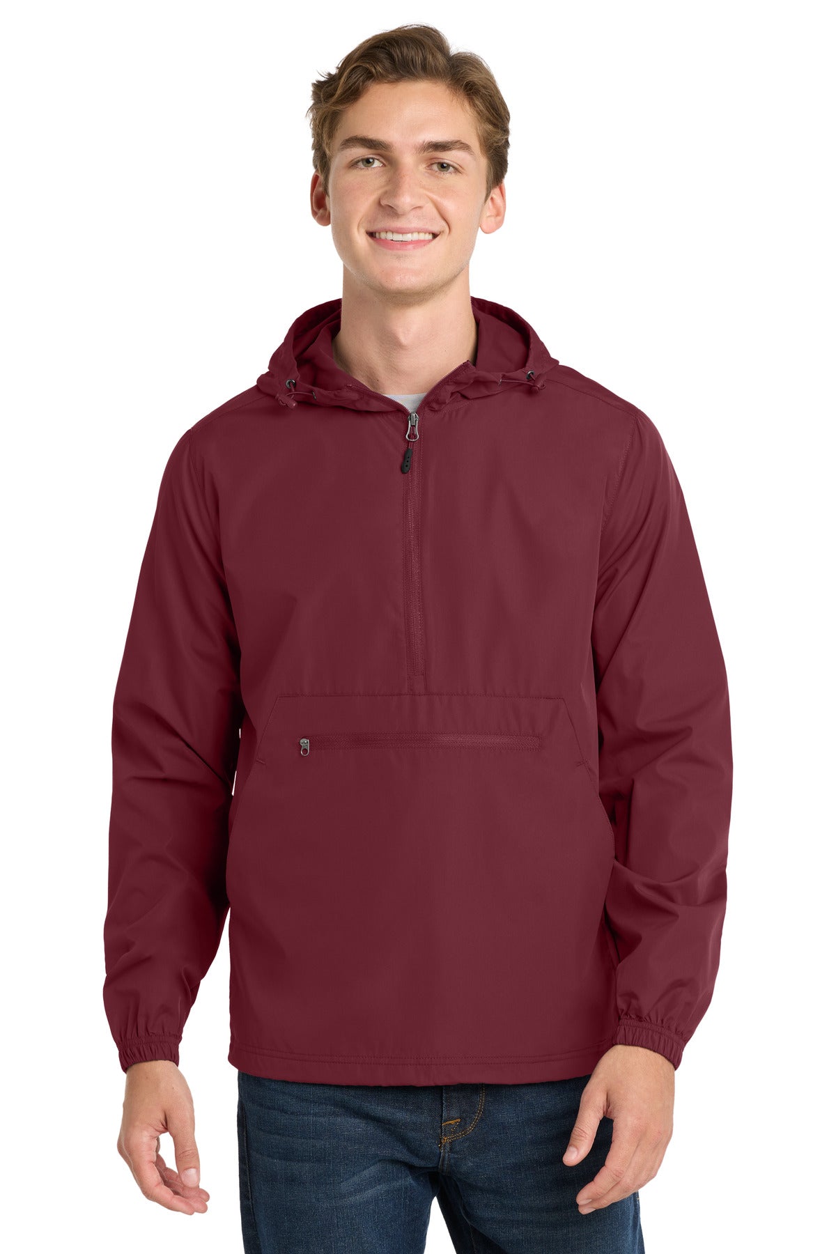 Custom Embroidery or DTF Print - Sport-Tek  ®  Packable Anorak. JST66