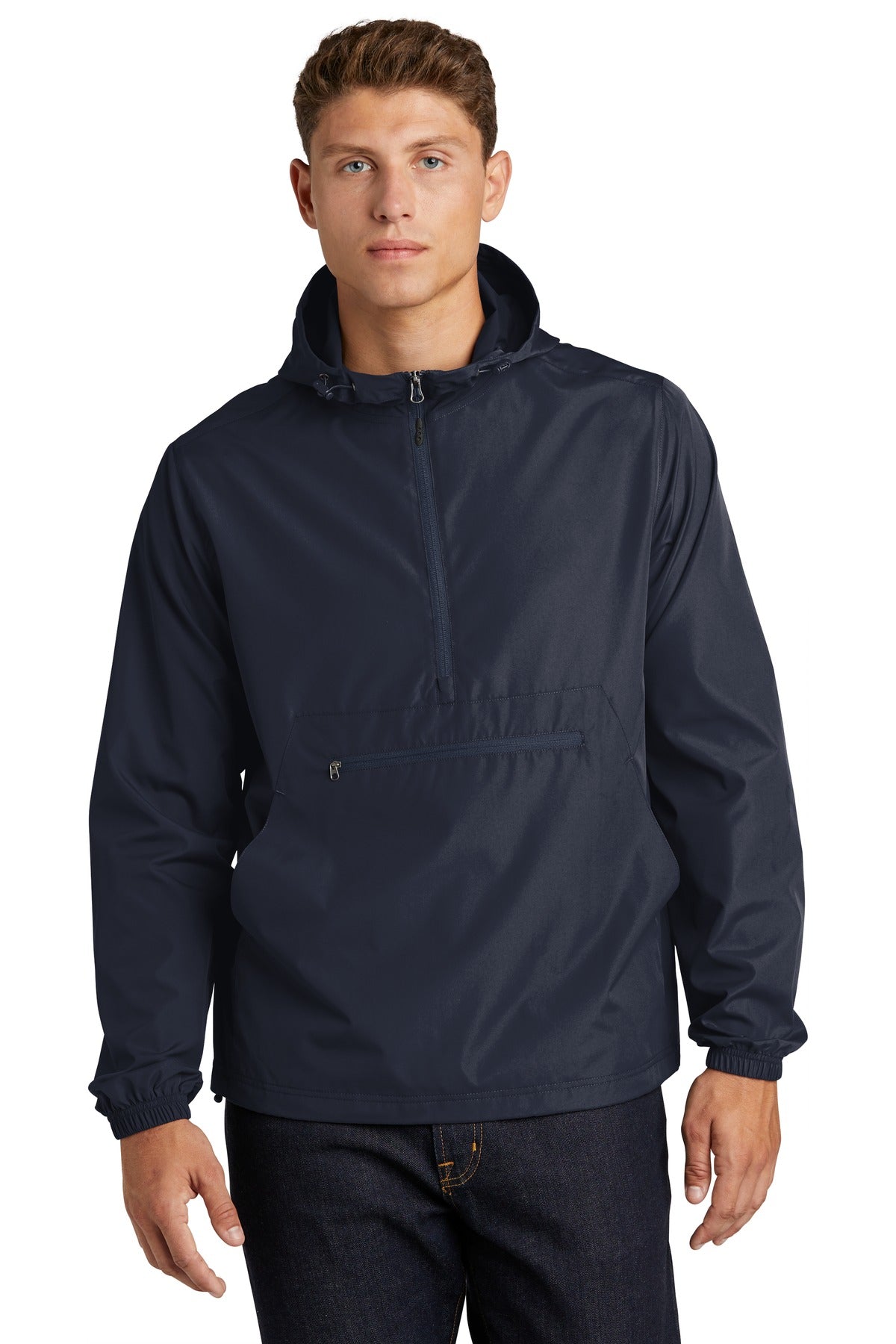 Custom Embroidered - Sport-Tek ® Packable Anorak. JST66