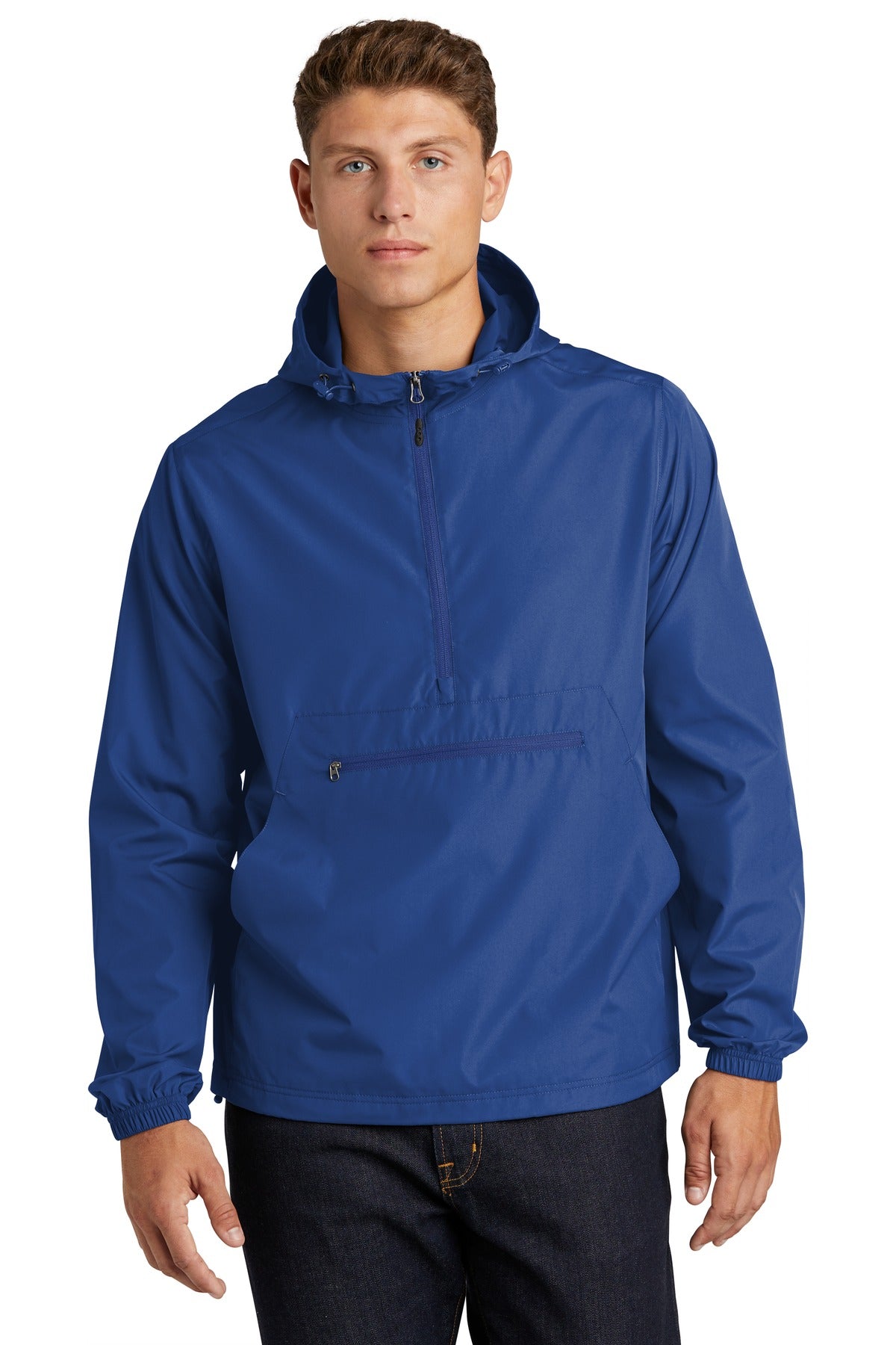 Custom Embroidered - Sport-Tek ® Packable Anorak. JST66