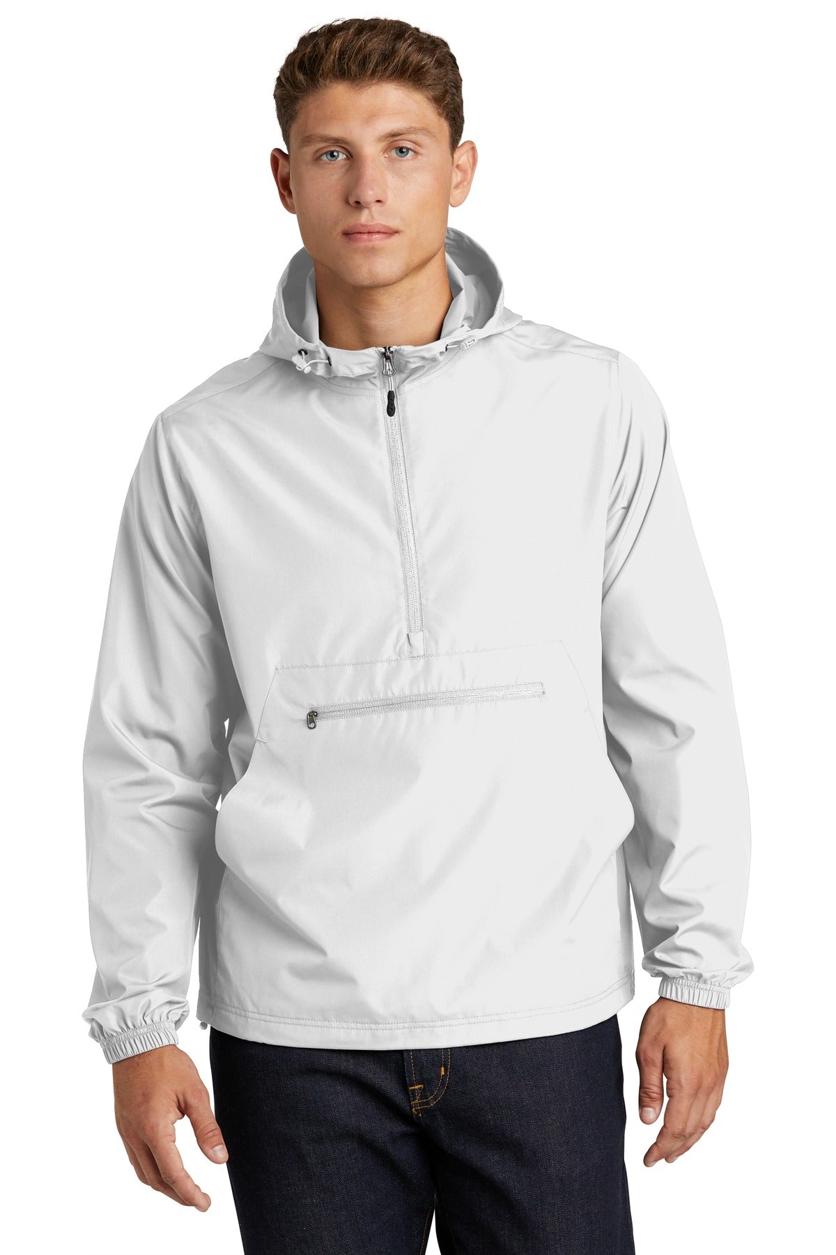 Custom Embroidered - Sport-Tek ® Packable Anorak. JST66