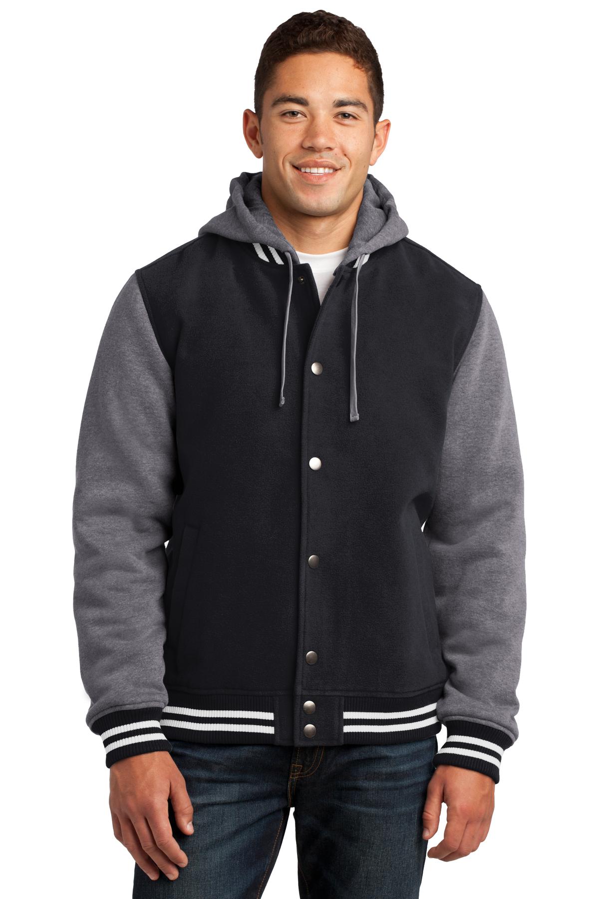 Custom Embroidered - Sport-Tek® Insulated Letterman Jacket. JST82