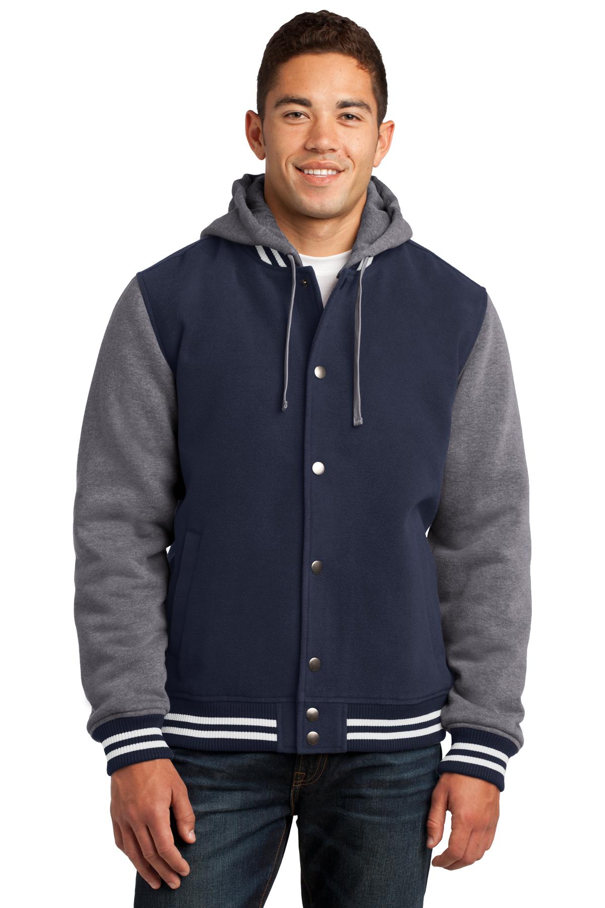 Custom Embroidered - Sport-Tek® Insulated Letterman Jacket. JST82