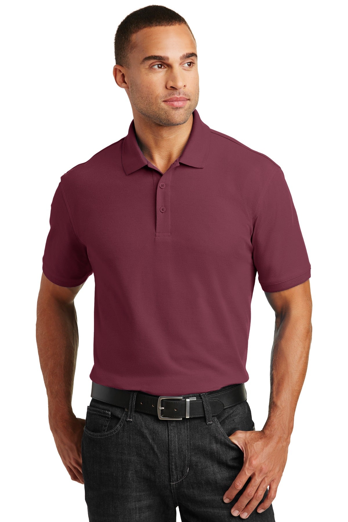 Custom Embroidery or DTF Print - Port Authority ®  Core Classic Pique Polo. K100