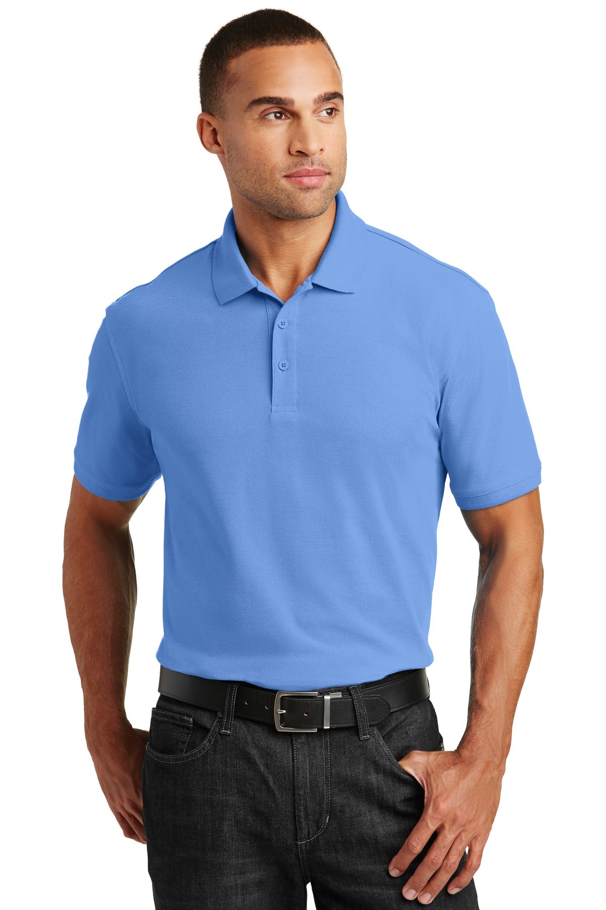 Custom Embroidery or DTF Print - Port Authority ®  Core Classic Pique Polo. K100