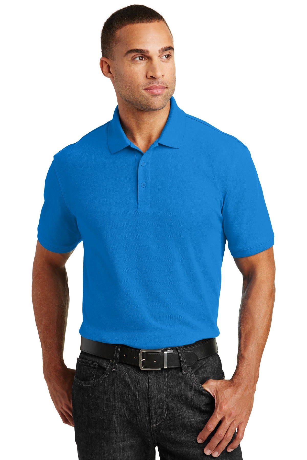 Custom Embroidery or DTF Print - Port Authority ®  Core Classic Pique Polo. K100