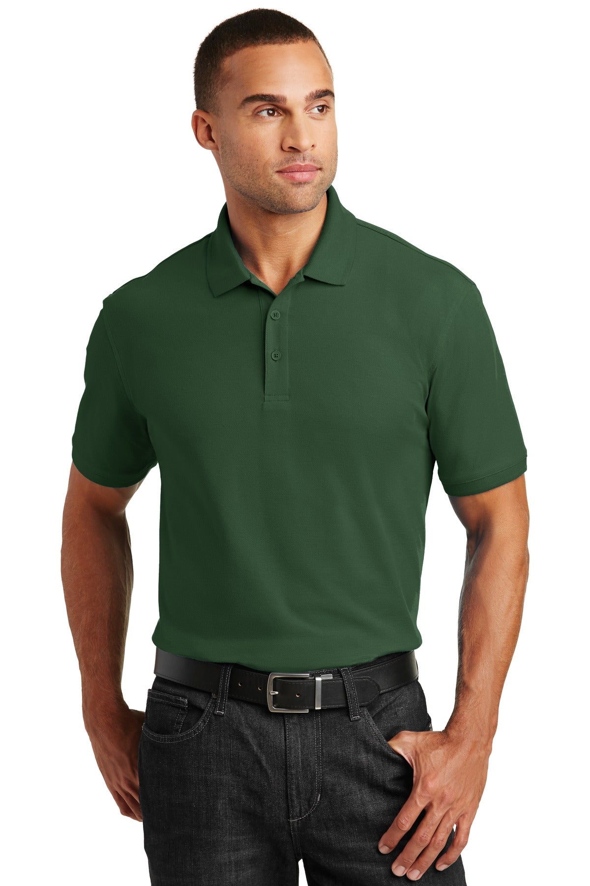 Custom Embroidery or DTF Print - Port Authority ®  Core Classic Pique Polo. K100