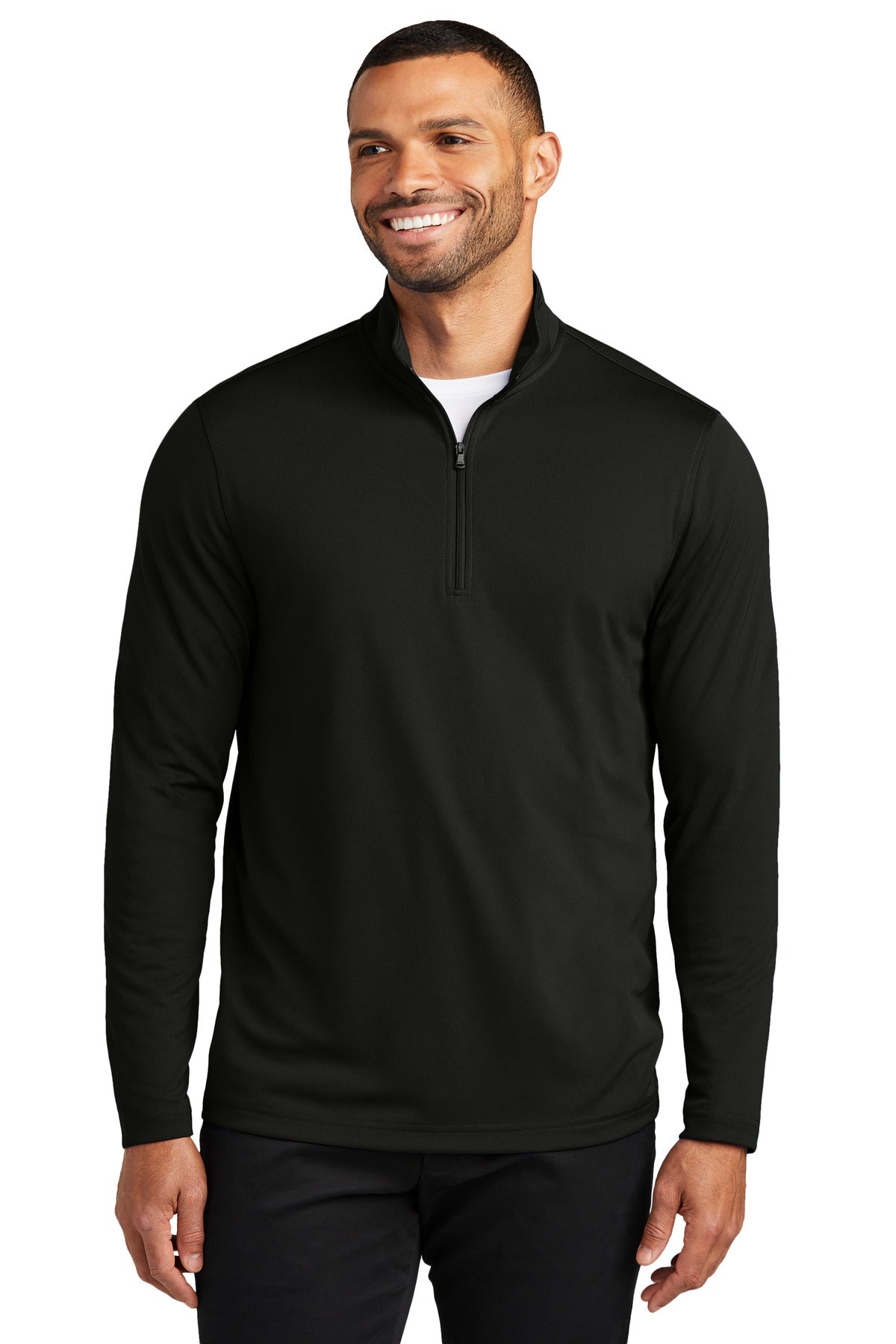 Custom Embroidered or DTF Print on Port Authority ®  Dry Zone ®  UV Micro-Mesh 1/4-Zip K112