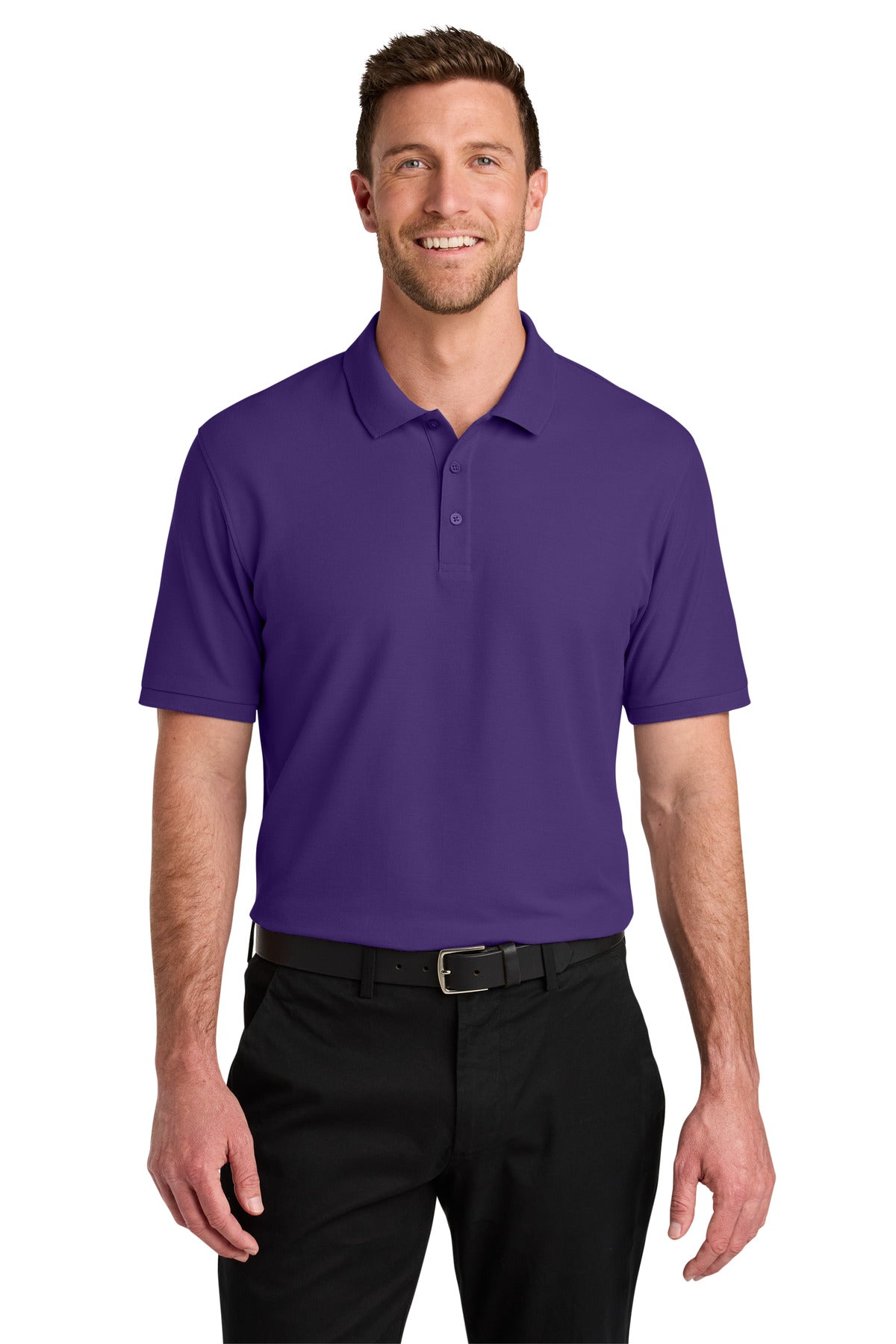 Custom Embroidery or DTF Print - Port Authority ®  Wearever Signature Pique Polo K200