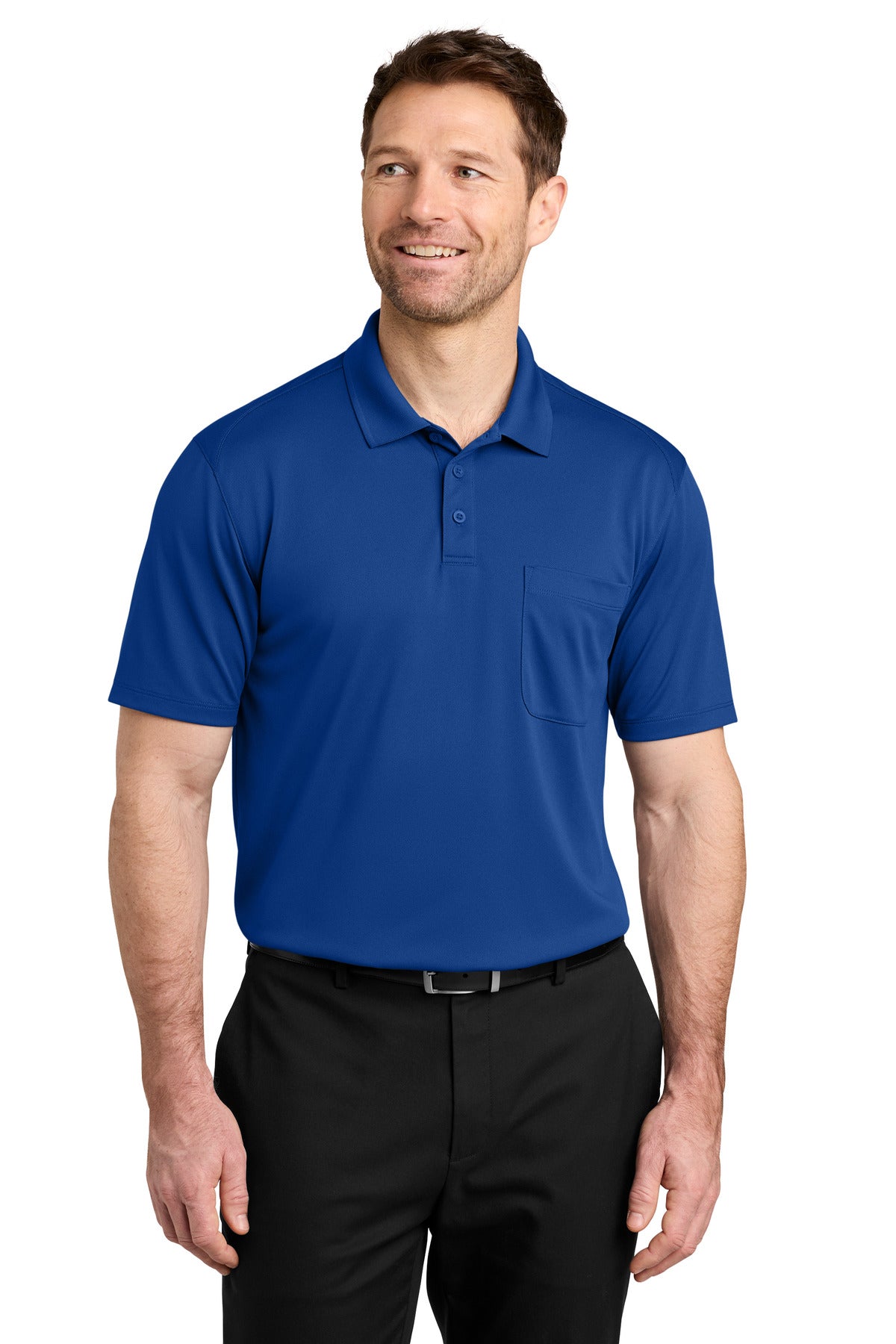Custom Embroidery or DTF Print - Port Authority ®  Wearever Performance Pique Pocket Polo K240P