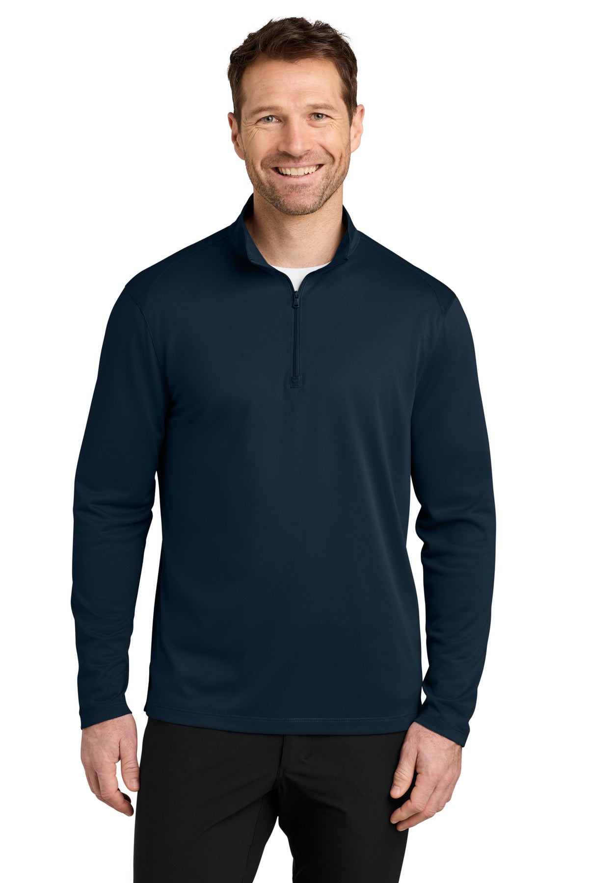 Custom Embroidery or DTF Print - Port Authority ®  Wearever Performance Pique 1/4-Zip K241