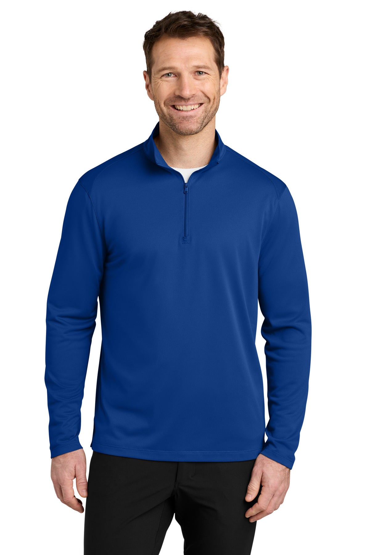 Custom Embroidery or DTF Print - Port Authority ®  Wearever Performance Pique 1/4-Zip K241