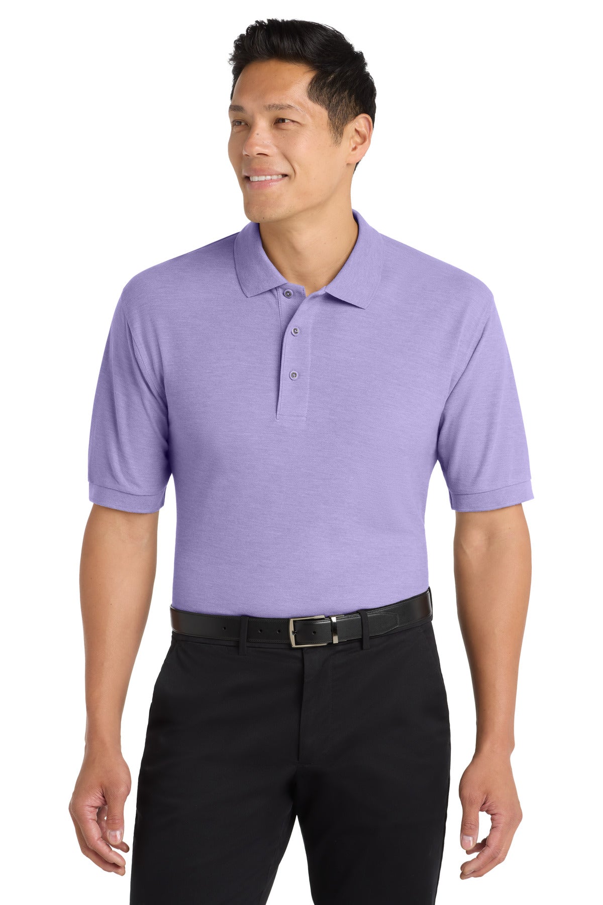 Custom Embroidery or DTF Print - Port Authority ®  Silk Touch™ Polo K500