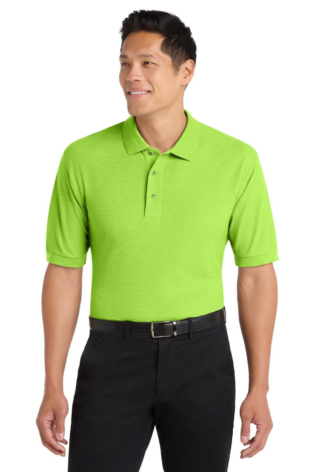 Custom Embroidery or DTF Print - Port Authority ®  Silk Touch™ Polo K500