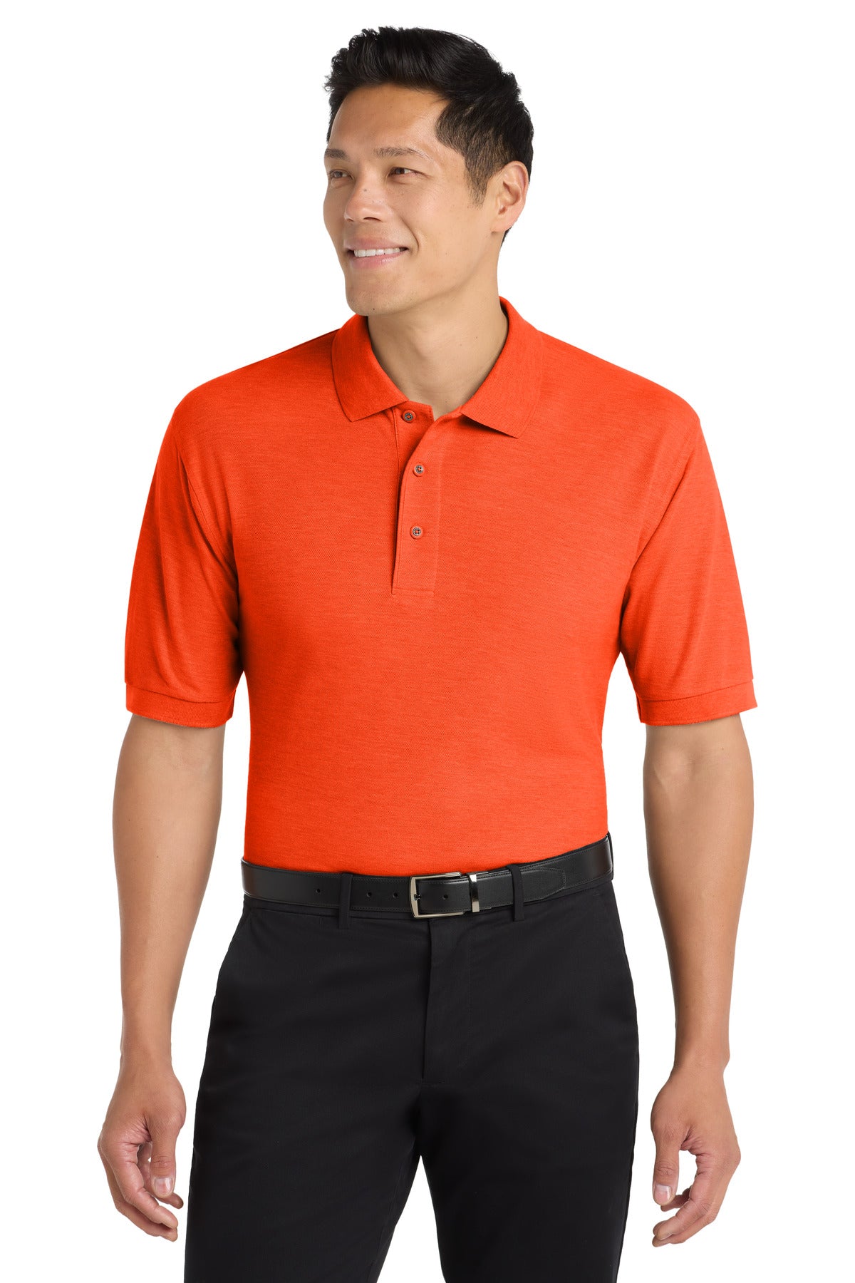 Custom Embroidery or DTF Print - Port Authority ®  Silk Touch™ Polo K500