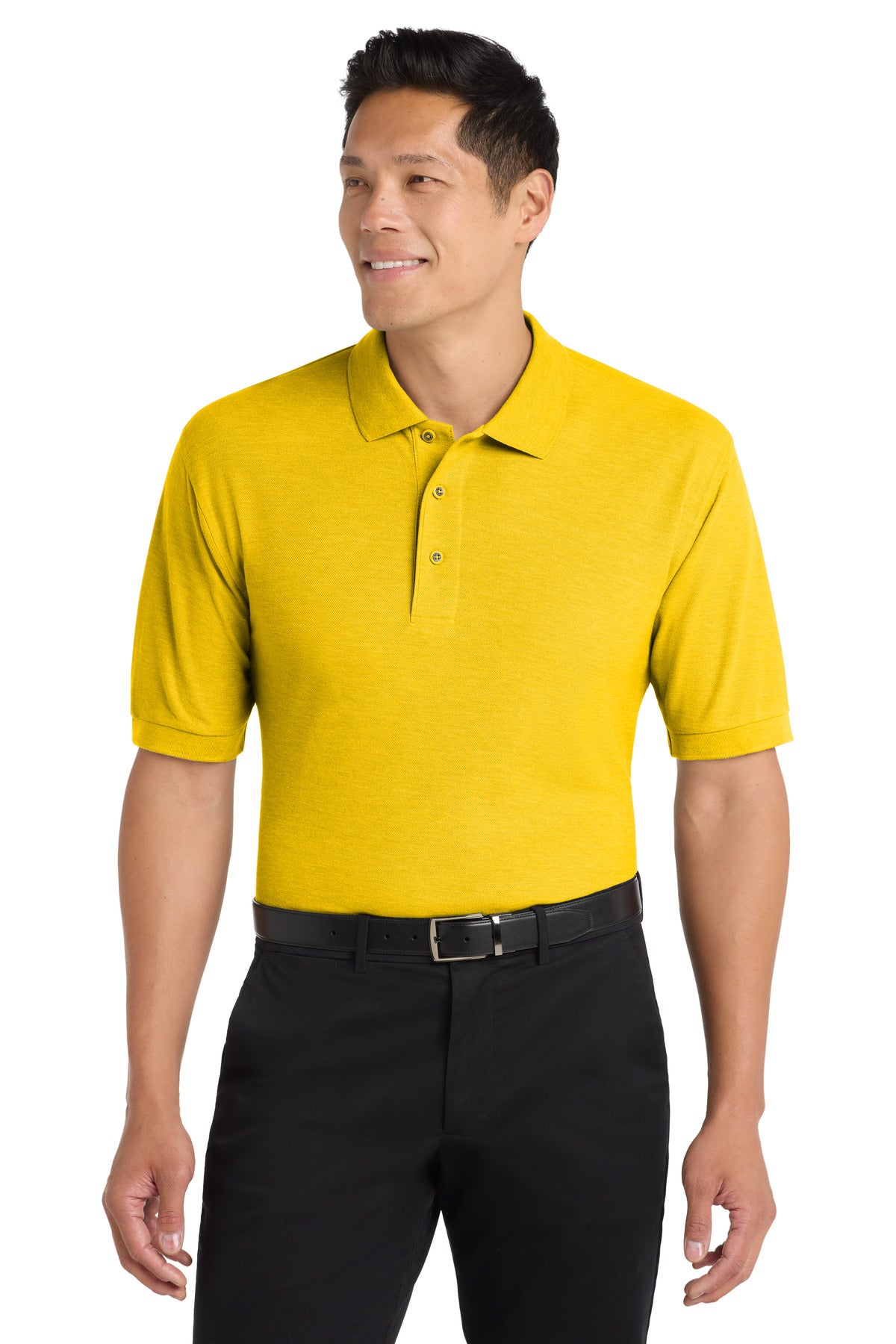 Custom Embroidery or DTF Print - Port Authority ®  Silk Touch™ Polo K500