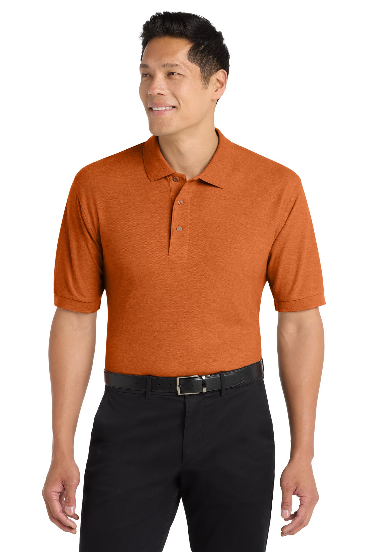 Custom Embroidery or DTF Print - Port Authority ®  Silk Touch™ Polo K500