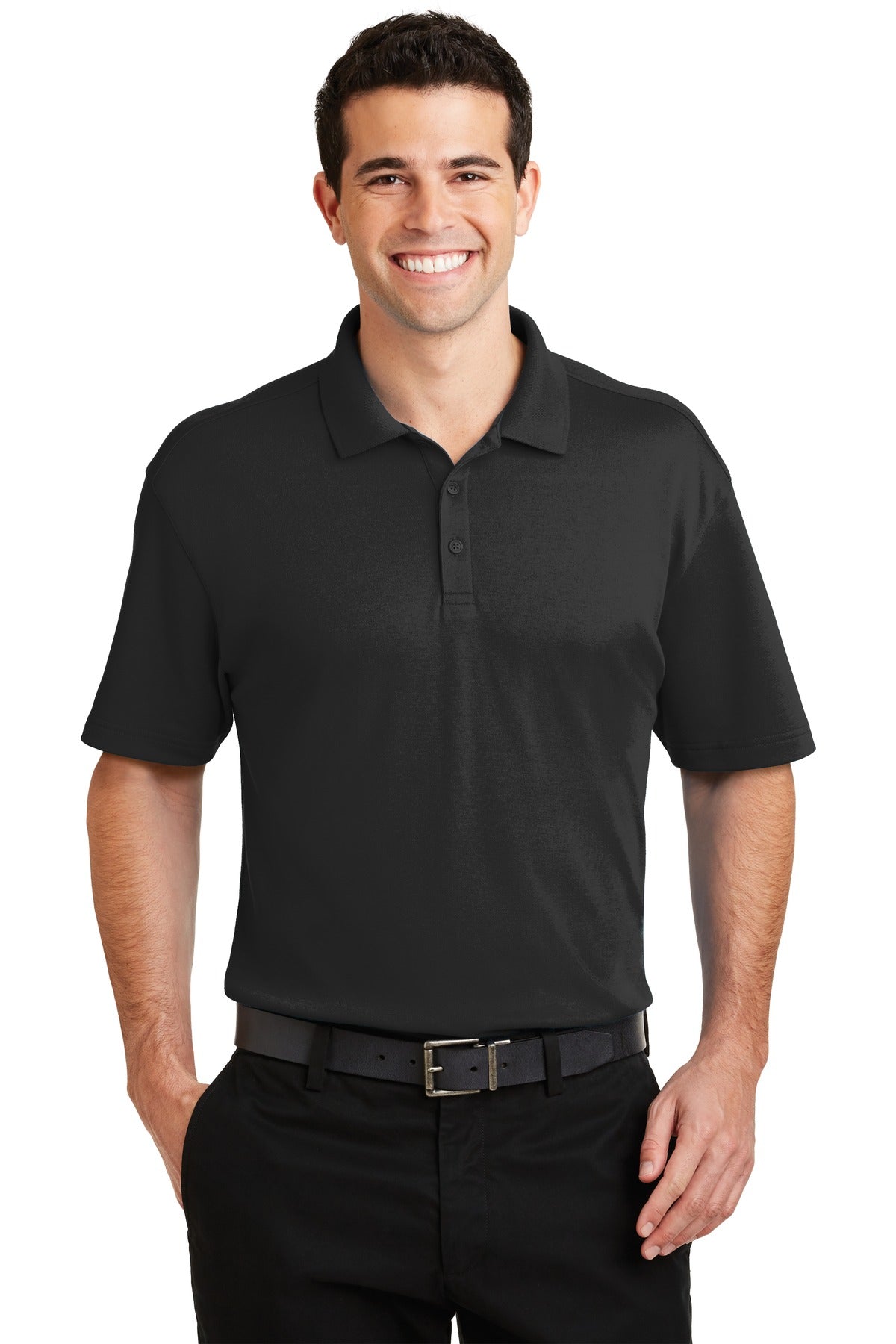 Custom Embroidered - Port Authority© Silk Touch© Interlock Performance Polo. K5200