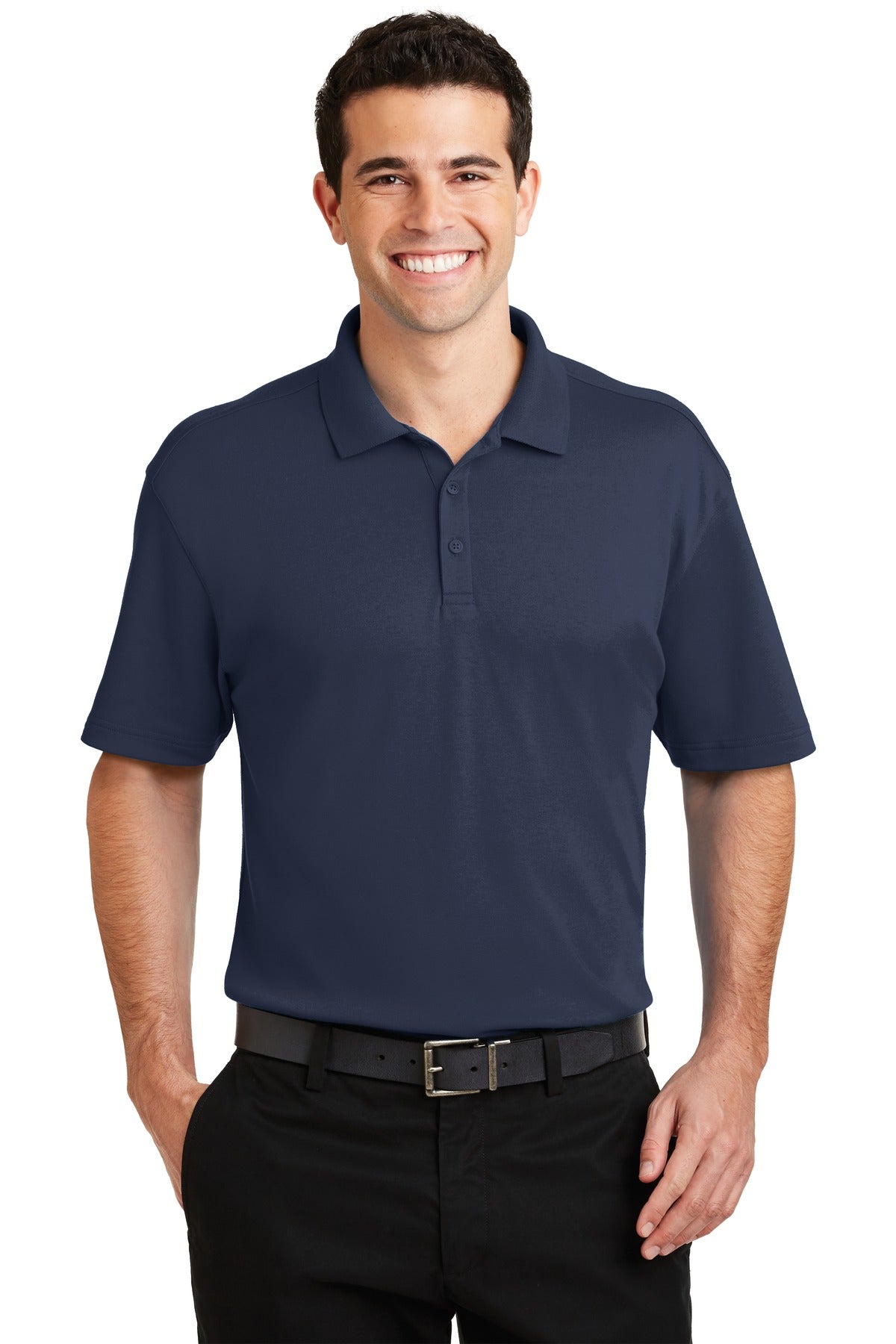 Custom Embroidered - Port Authority© Silk Touch© Interlock Performance Polo. K5200
