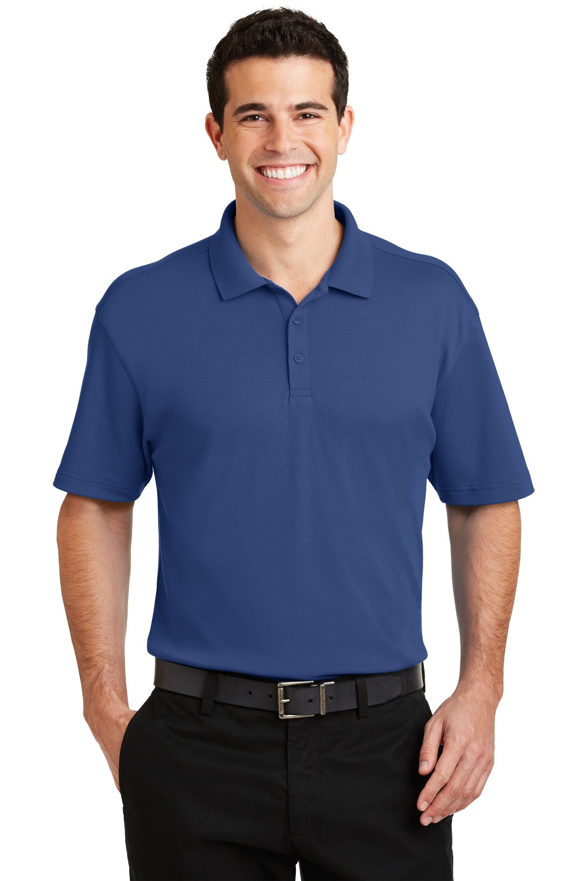 Custom Embroidered - Port Authority© Silk Touch© Interlock Performance Polo. K5200