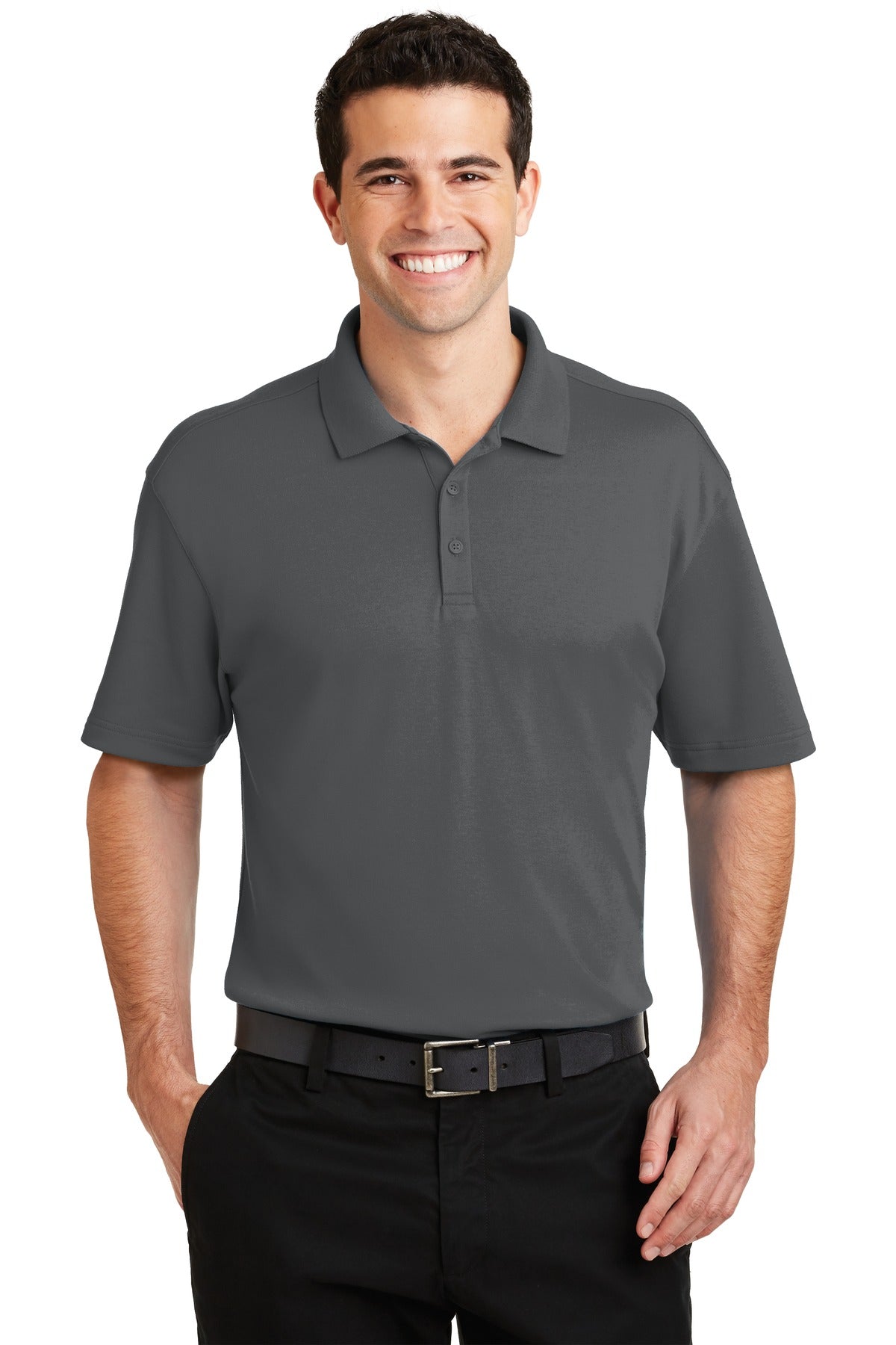 Custom Embroidered - Port Authority© Silk Touch© Interlock Performance Polo. K5200