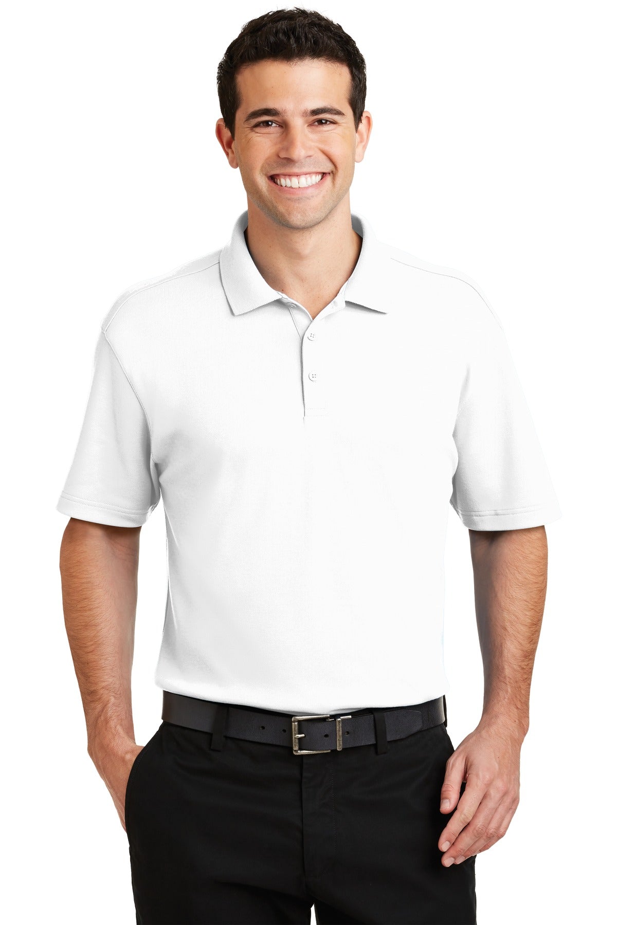 Custom Embroidered - Port Authority© Silk Touch© Interlock Performance Polo. K5200