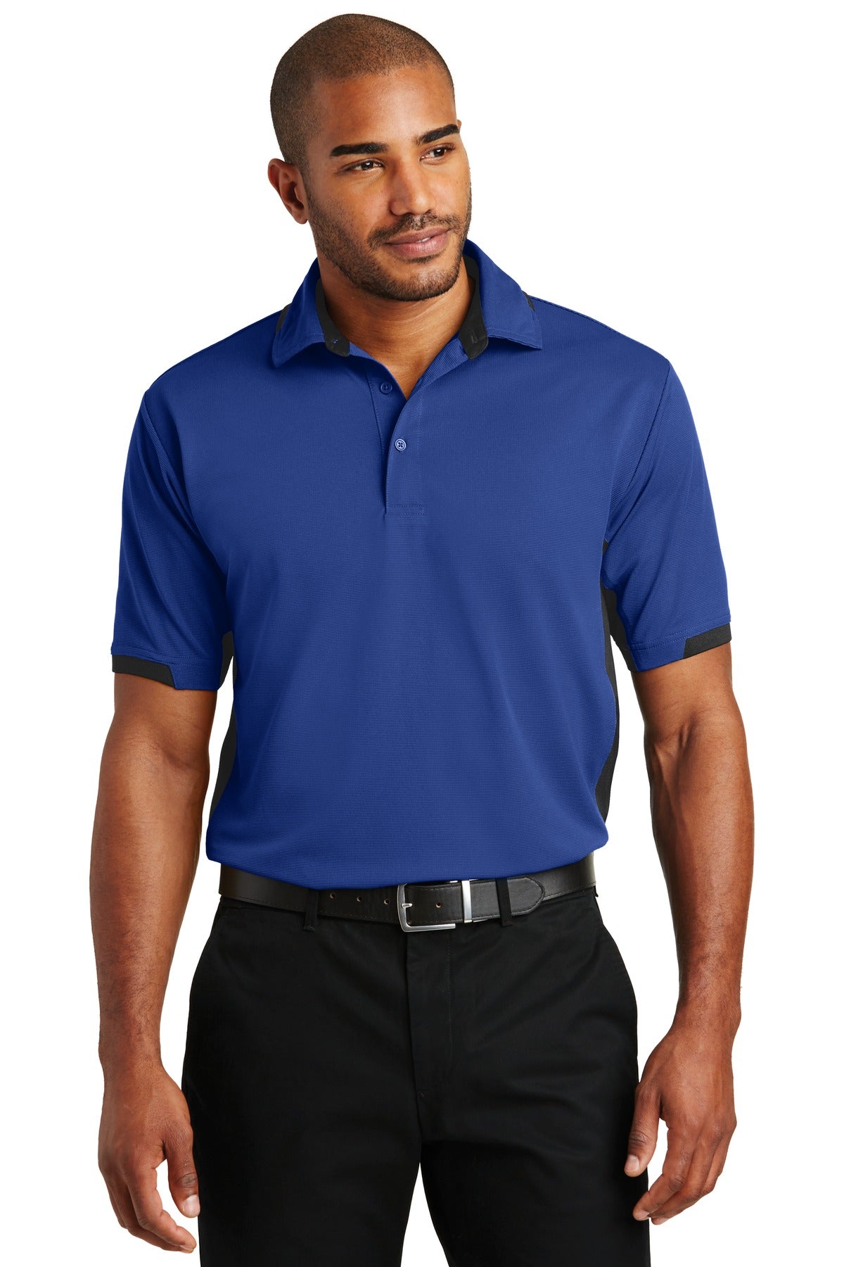 Custom Embroidered - Port Authority© Dry Zone© Colorblock Ottoman Polo. K524