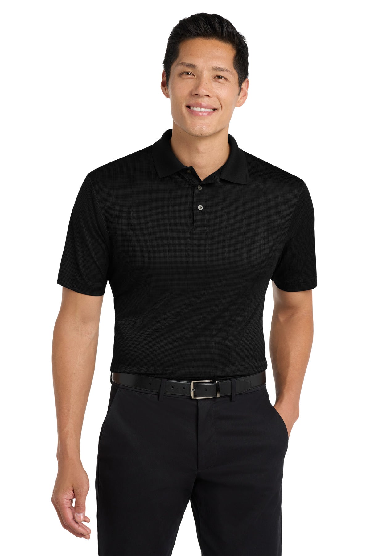 Custom Embroidery or DTF Print - Port Authority ®  Performance Fine Jacquard Polo. K528